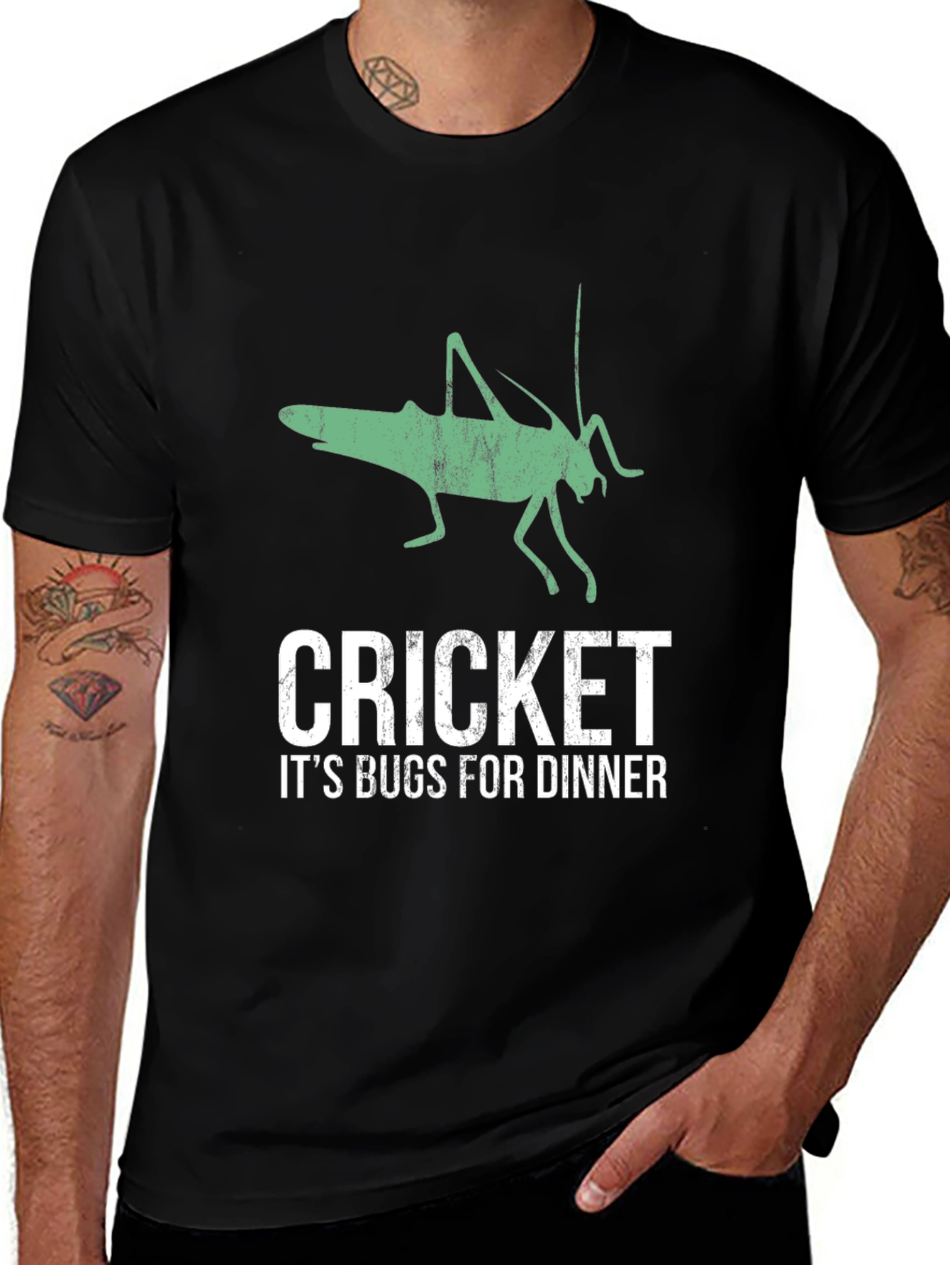 Cricket Bugs for Dinner Graphic T-Shirt