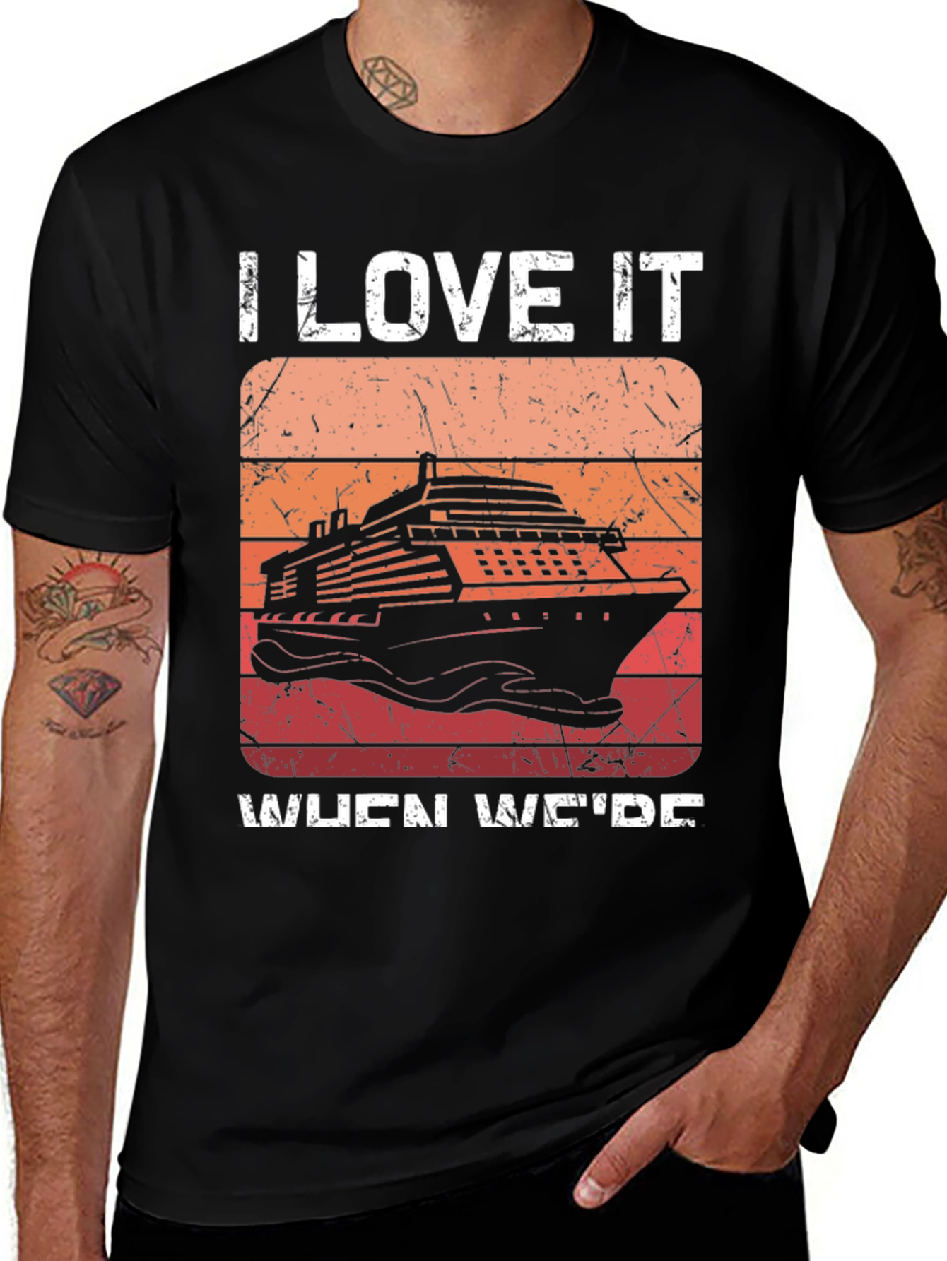 Variant 8 of I Love It When We Cruise T-Shirt
