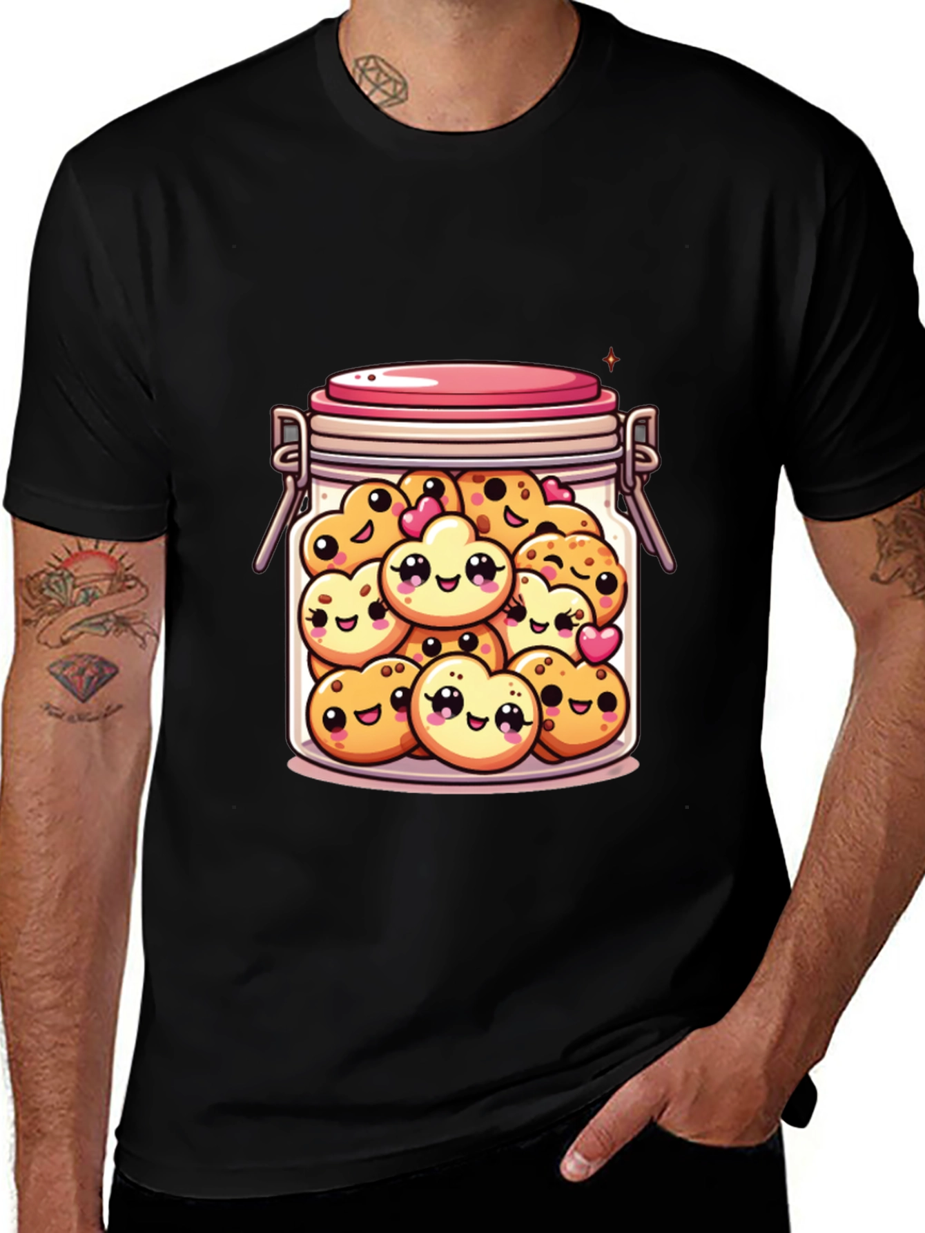 Variant 28 of Kawaii Cookie Jar Graphic T-Shirt