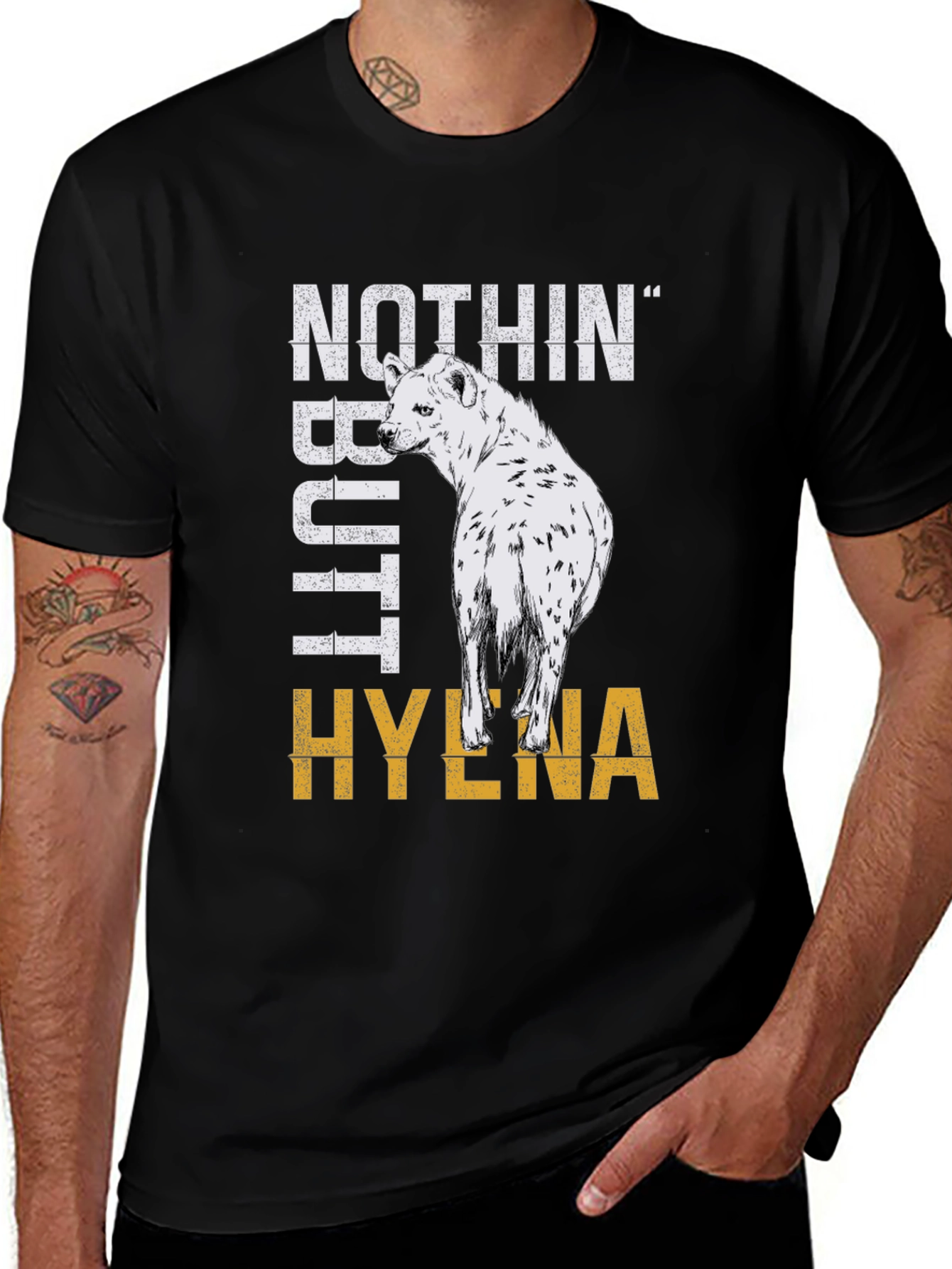 Variant 15 of Nothin' Butt Hyena Graphic Tee
