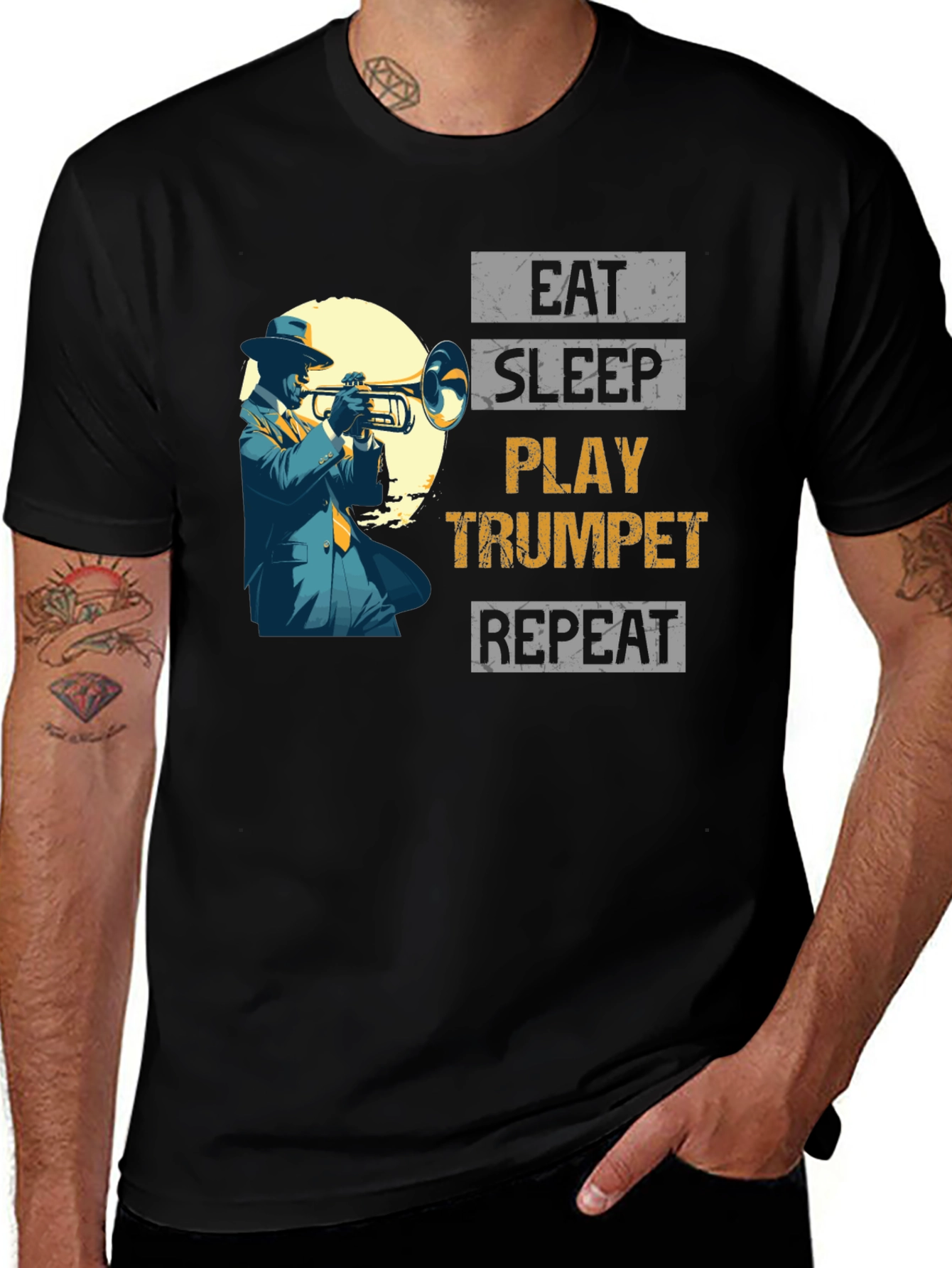 Variant 30 of Eat Sleep Play Trumpet T-Shirt