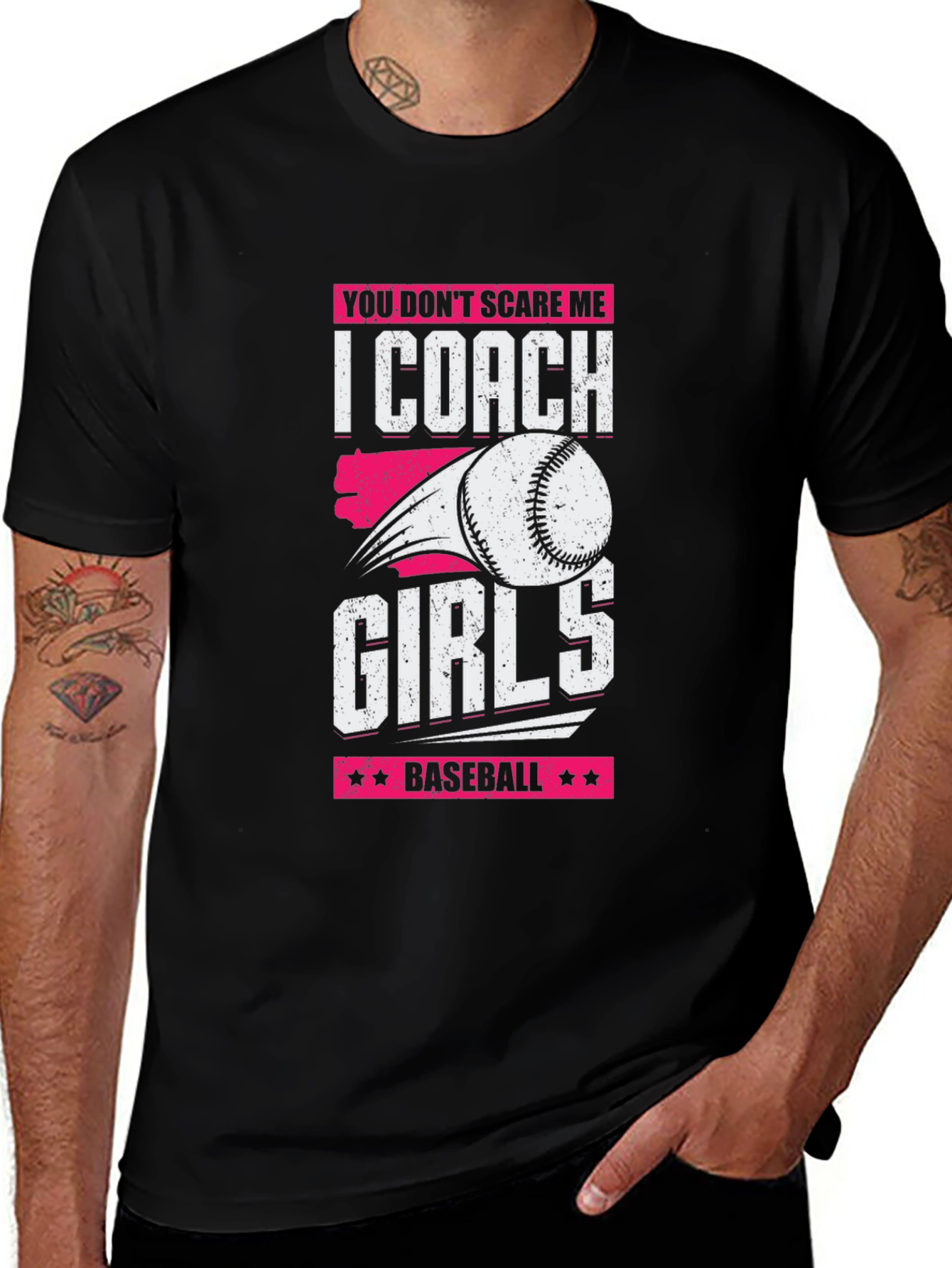 Variant 3 of Girls Baseball Coach T-Shirt - Funny Gift