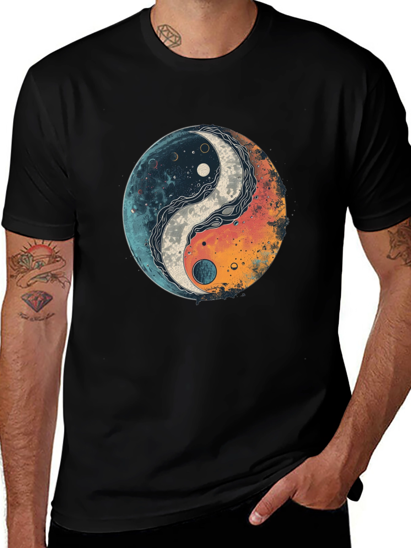 Variant 8 of Yin Yang Balance T-Shirt