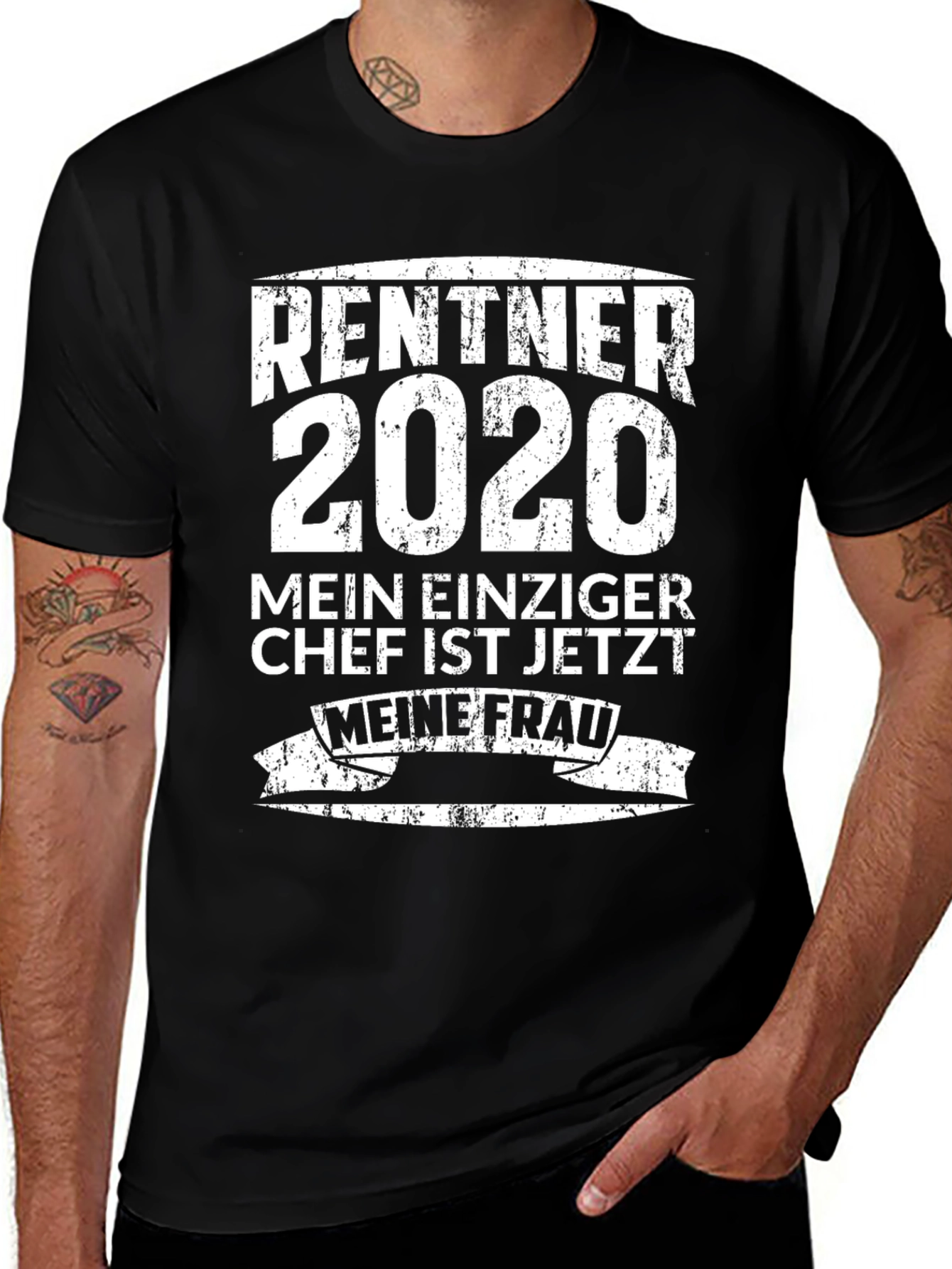 Variant 26 of Retiree 2020 T-Shirt - My Only Boss is Now My Wife