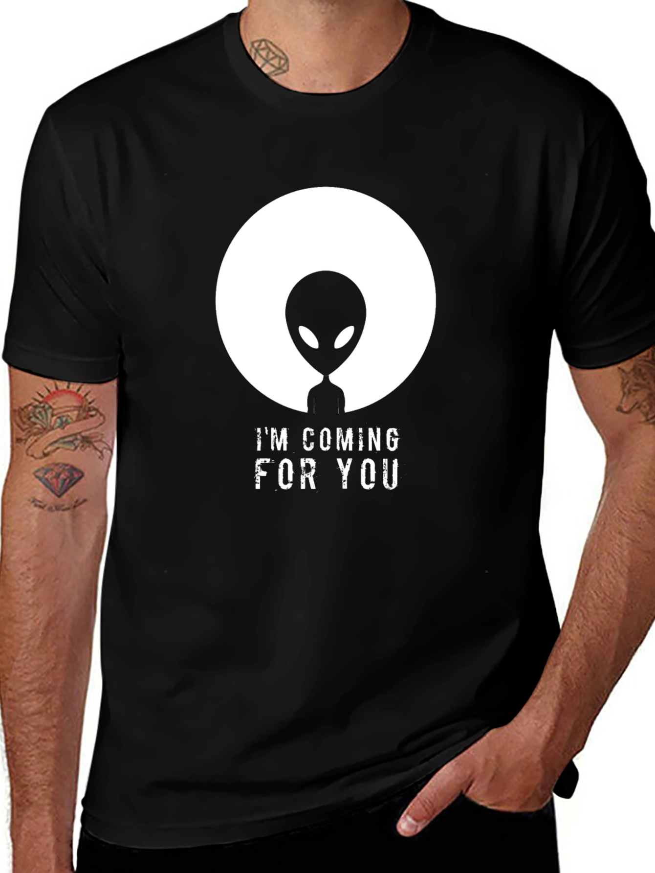 Variant 25 of I'm Coming for You Alien Graphic Tee
