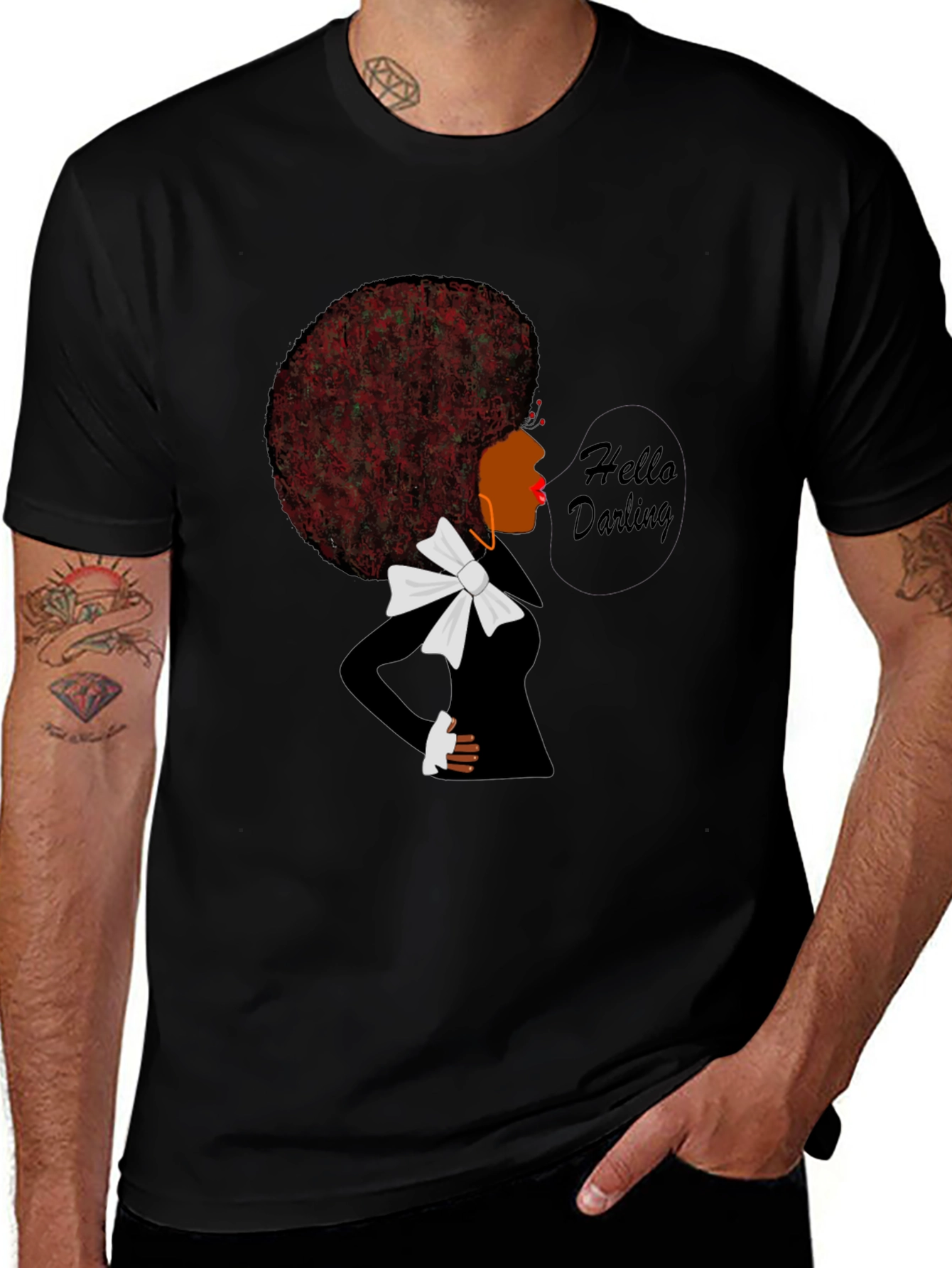 Variant 17 of Retro Afro T-Shirt