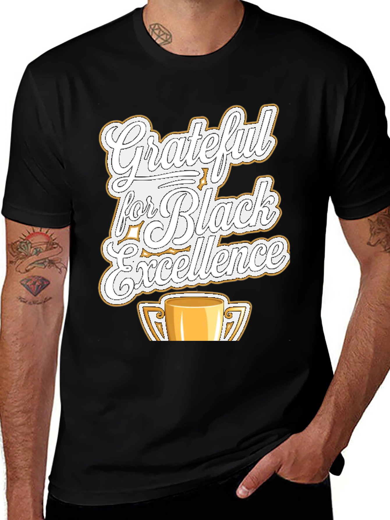 Variant 2 of Grateful for Black Excellence T-Shirt