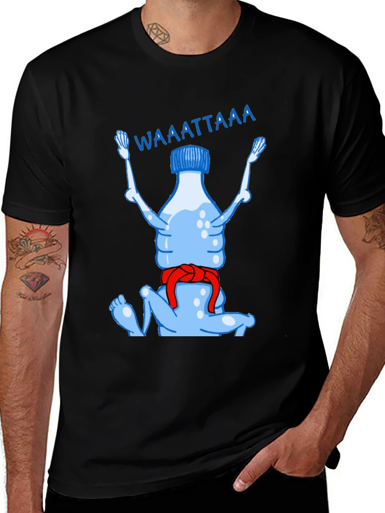 WAAATTAAA! Water Bottle Karate T-Shirt
