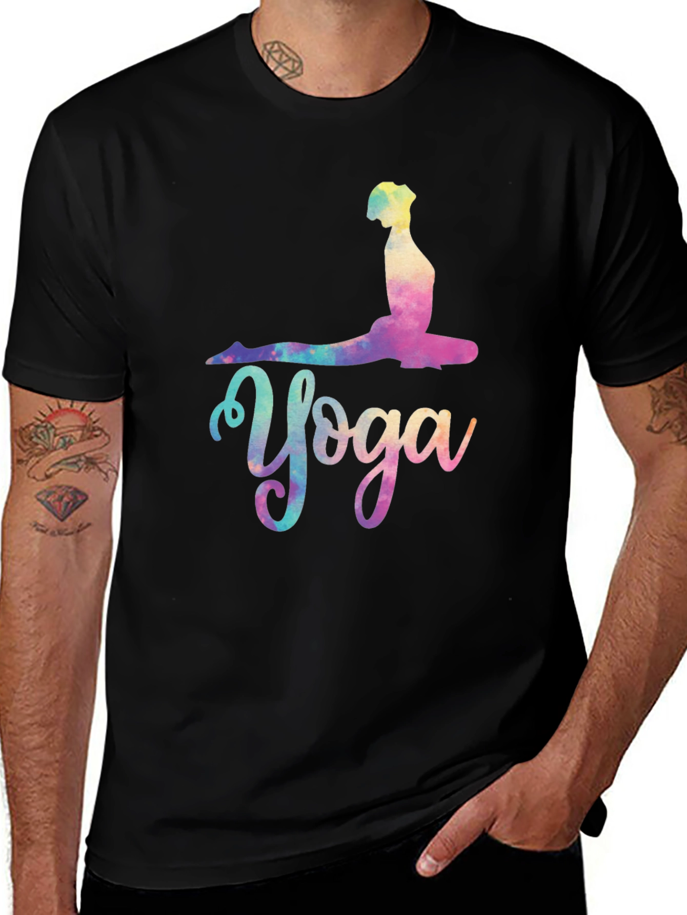 Variant 11 of Yoga Pose Graphic Tee - Relaxed Fit