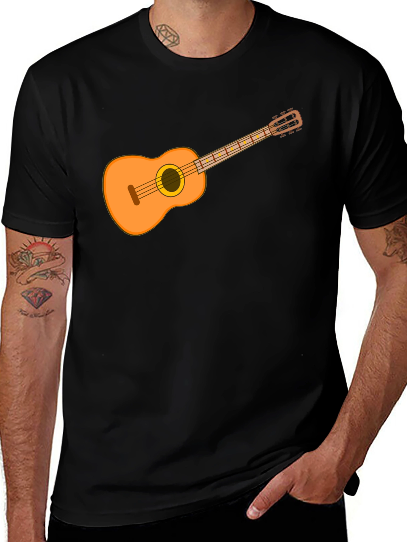Variant 16 of Guitar Graphic Tee - Music Lover Shirt