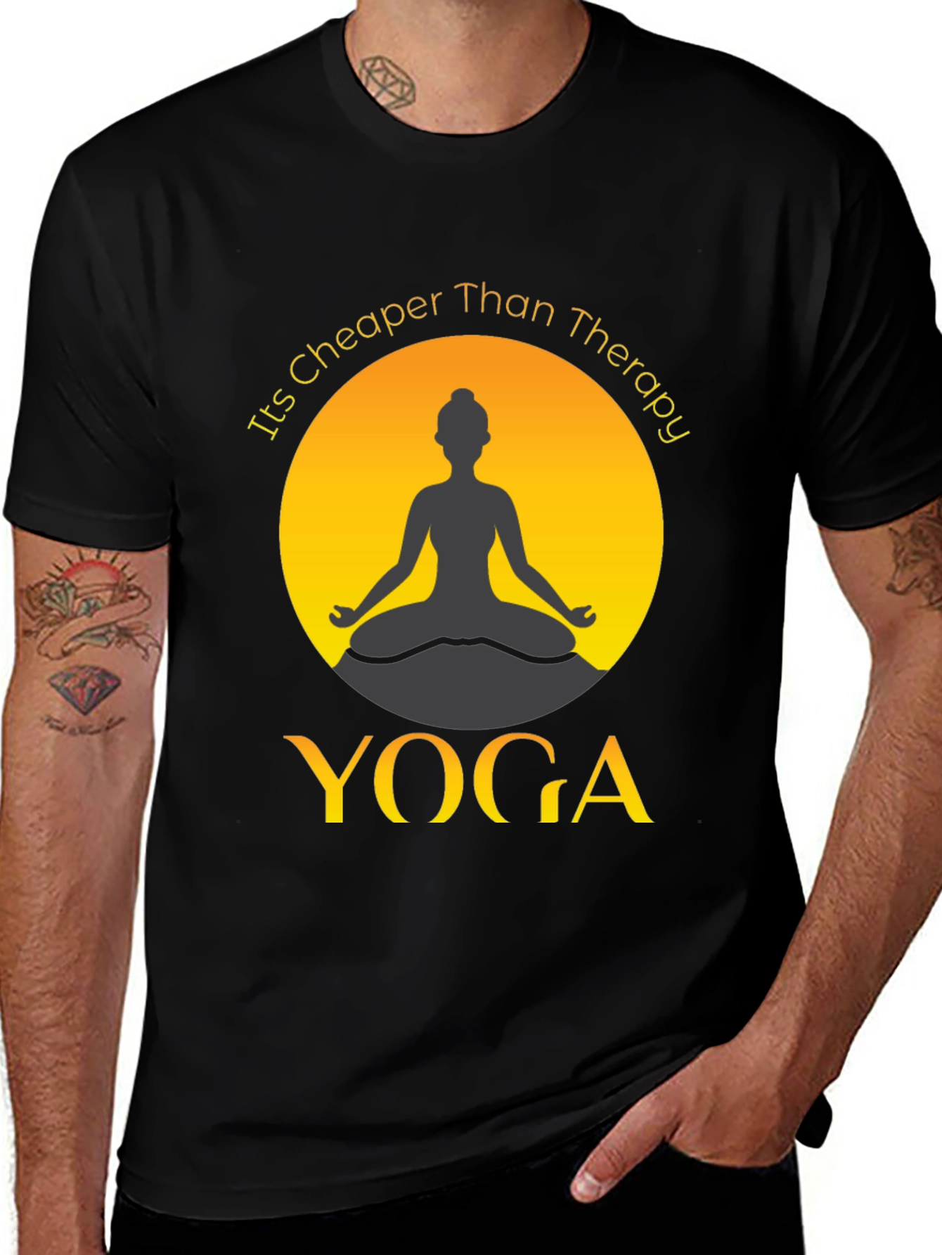 Yoga Cheaper Than Therapy T-Shirt - Relax & Save