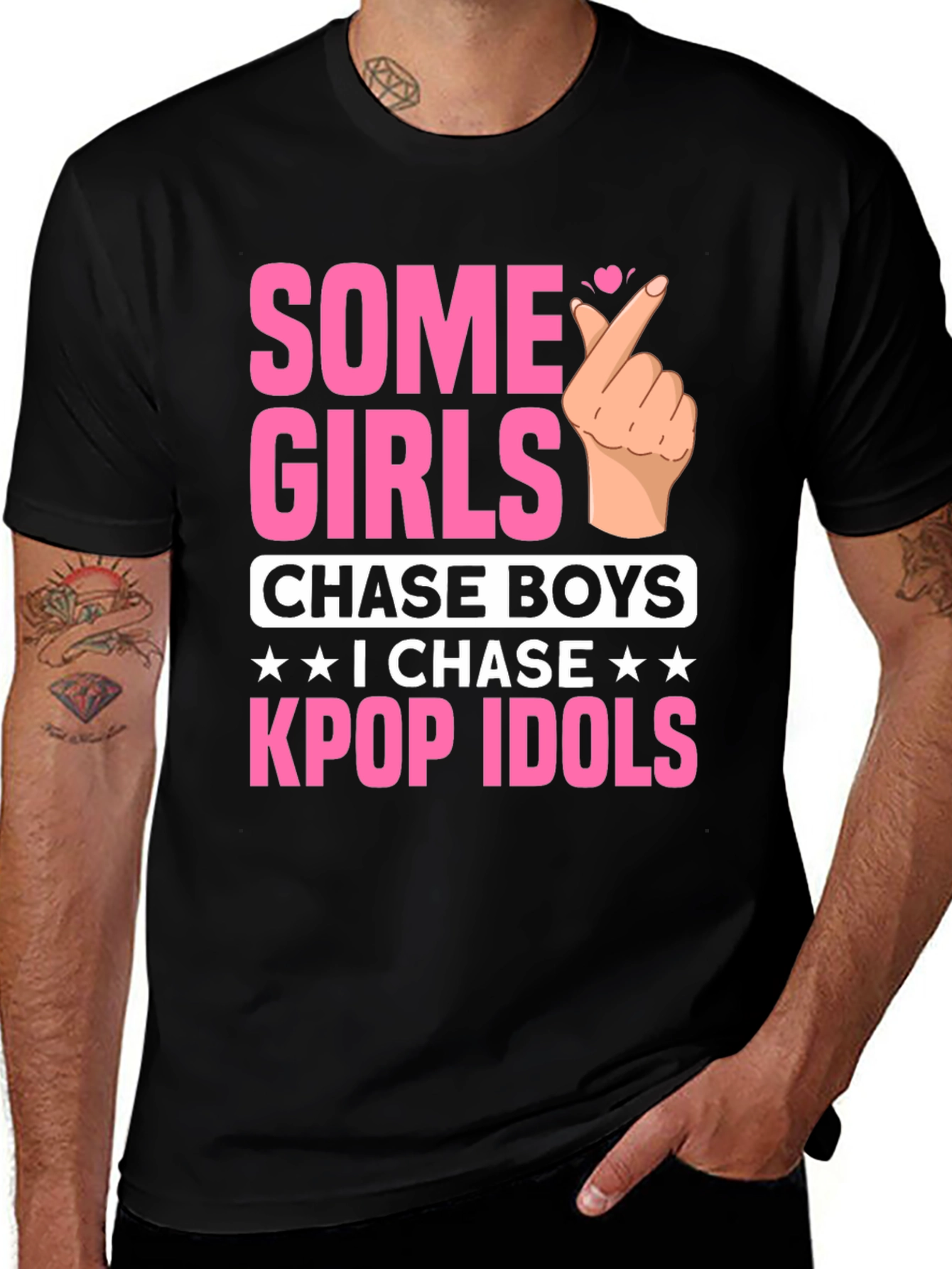 Kpop Idol Chaser T-Shirt - Trendy Graphic Tee