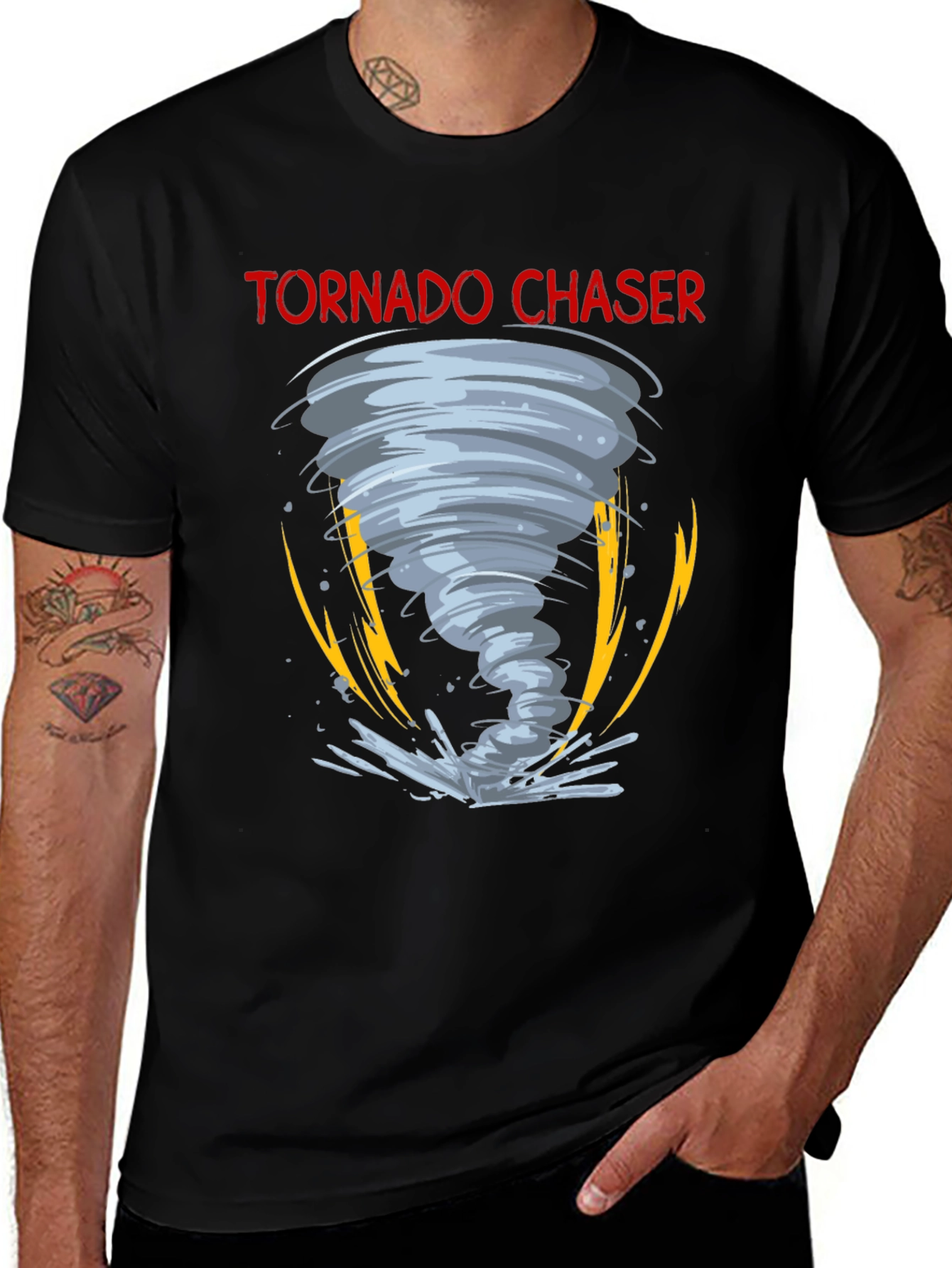 Tornado Chaser Graphic Tee - Weather Enthusiast T-Shirt
