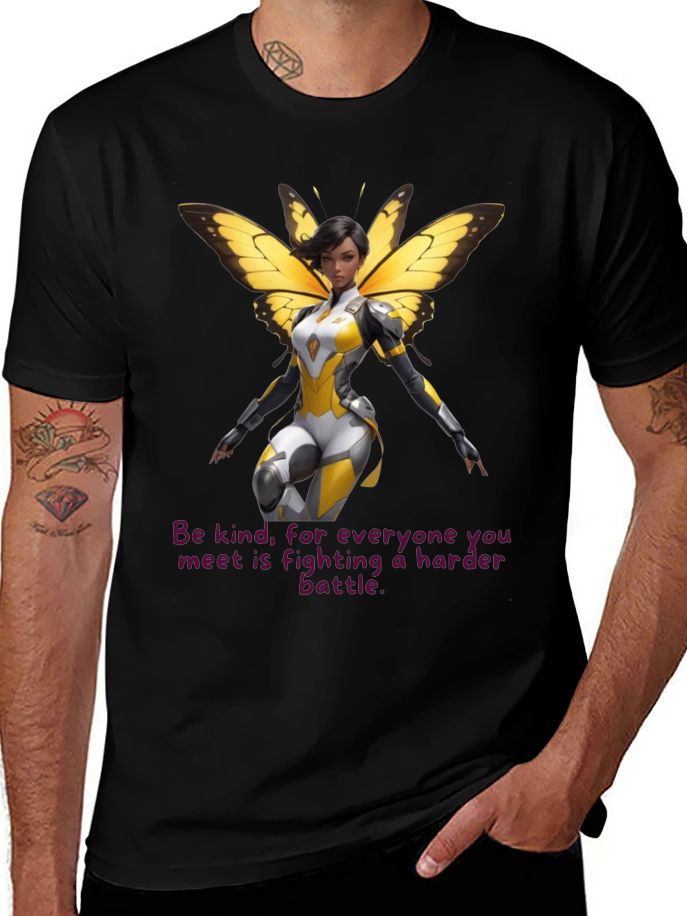 Variant 14 of Kindness Butterfly T-Shirt