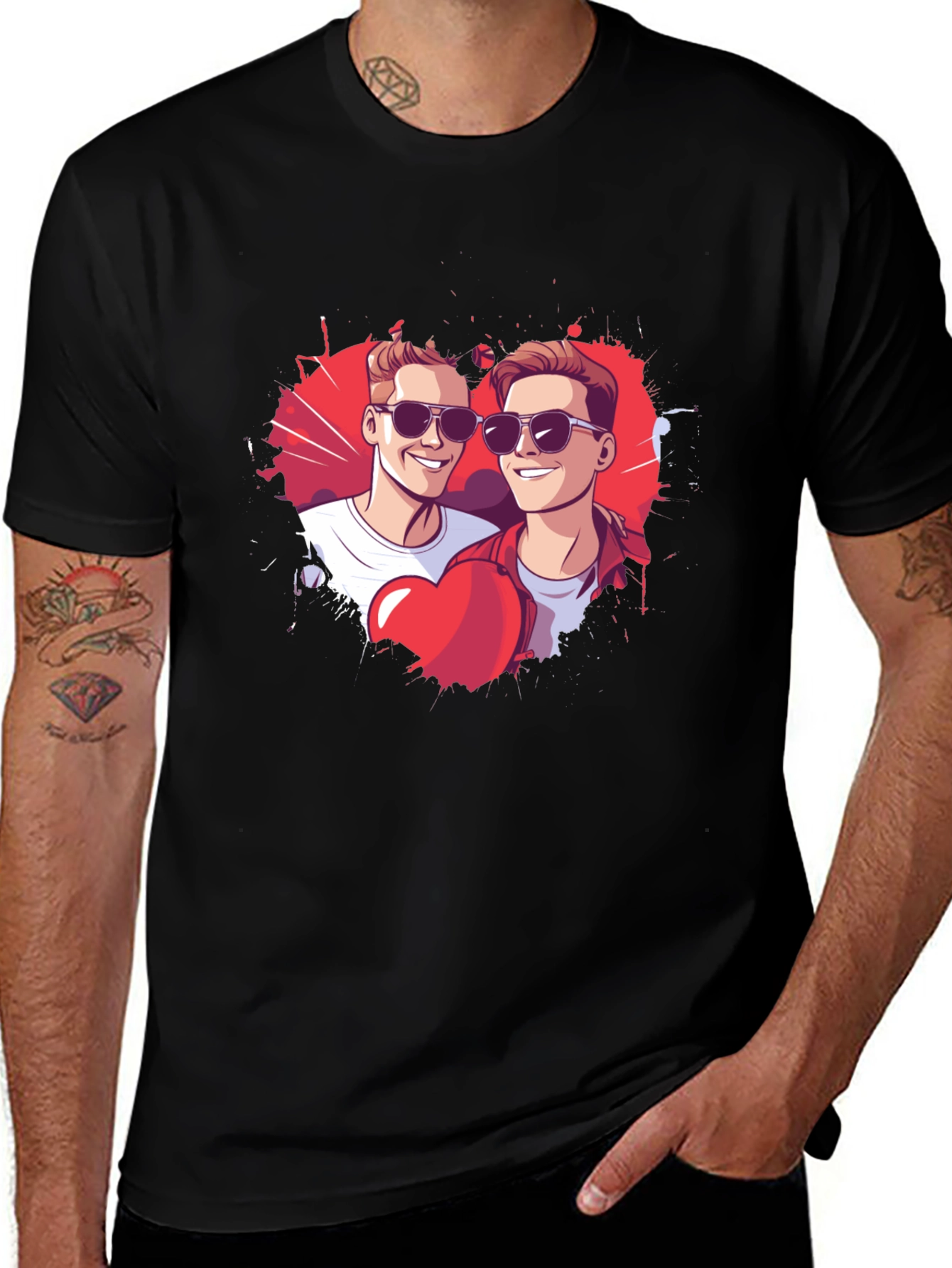 Variant 22 of Trendy Graphic Tee - Love Wins