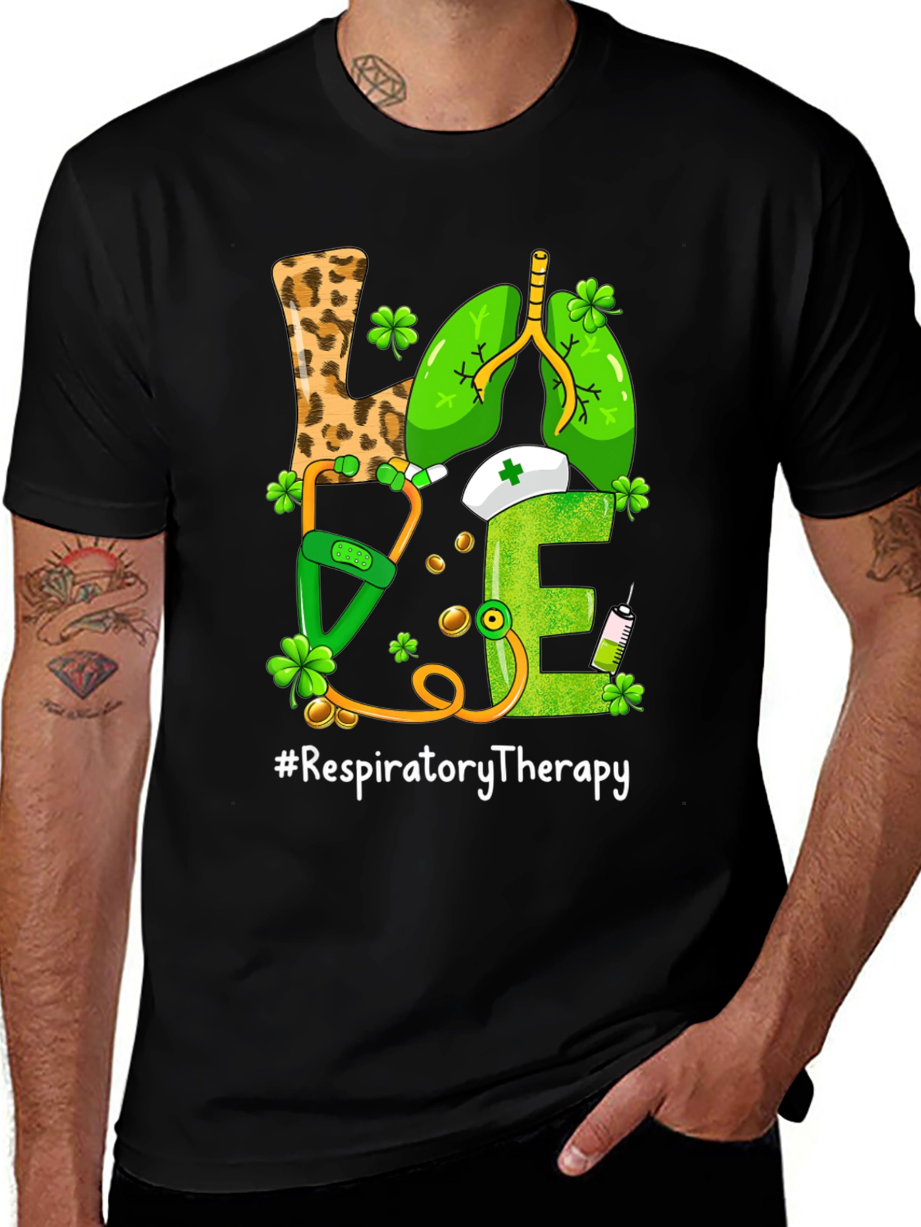 Respiratory Therapy St. Patrick's Day T-Shirt