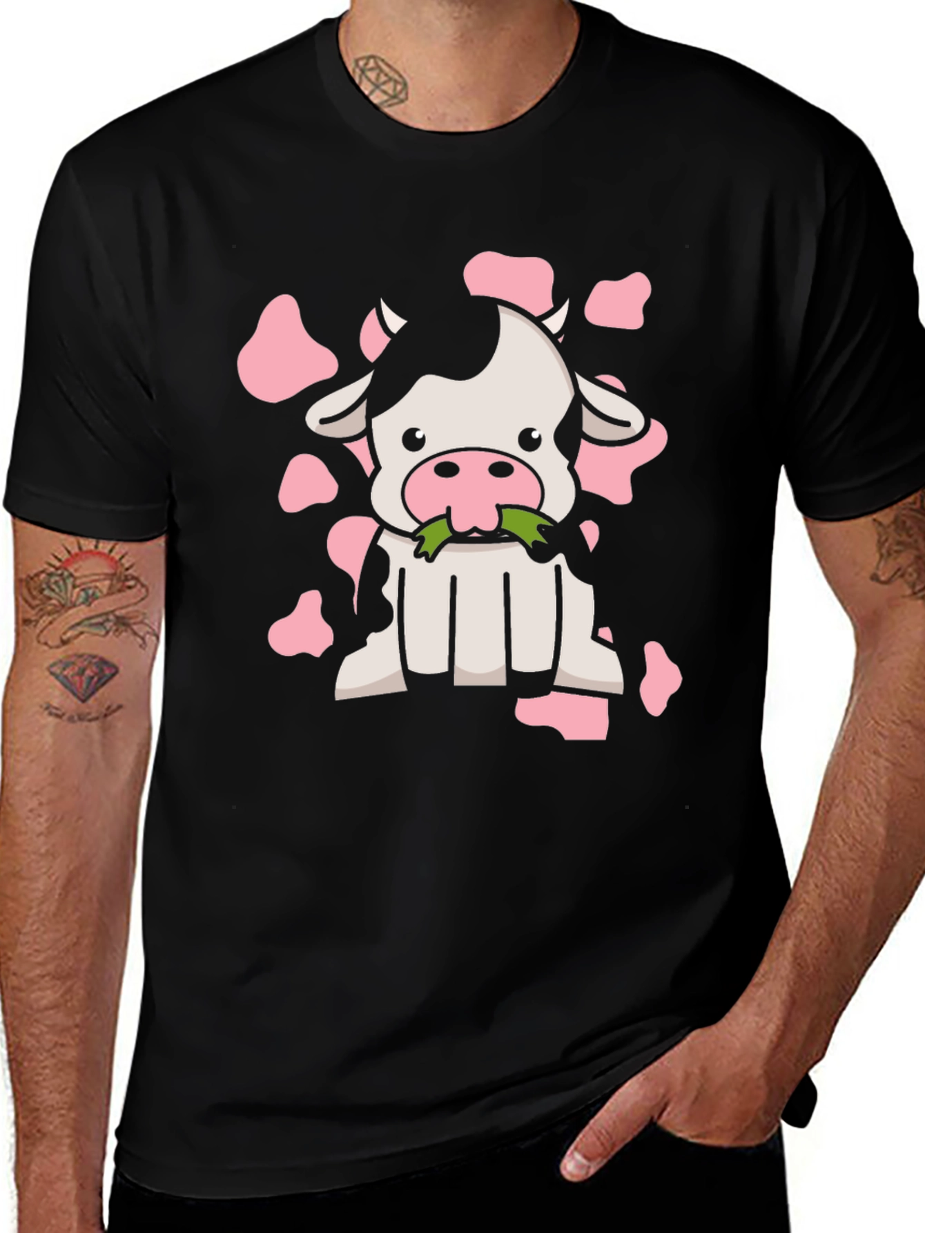 Variant 25 of Cow Print Graphic Tee
