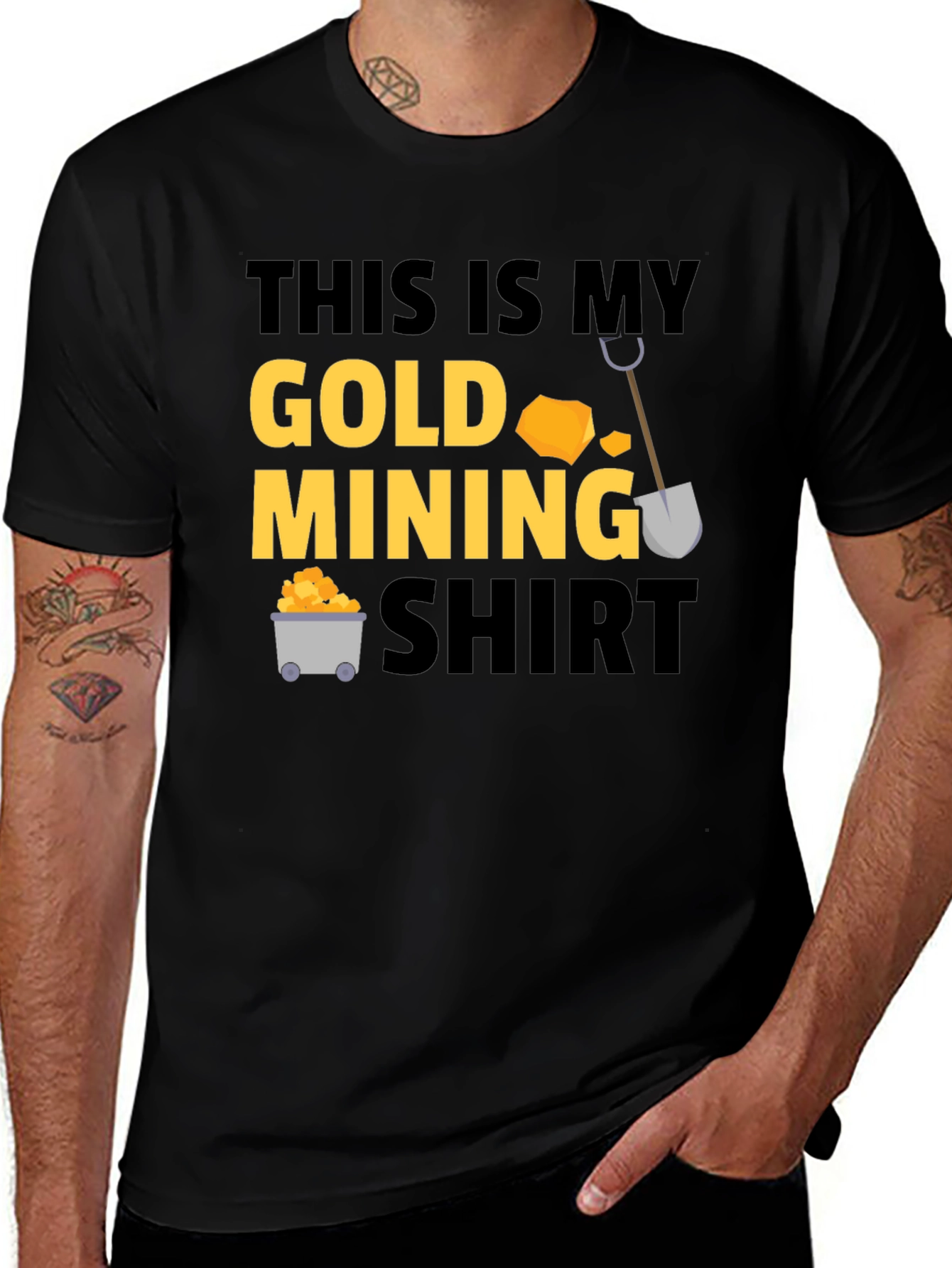 Variant 21 of Gold Mining Shirt - Funny Mining T-Shirt