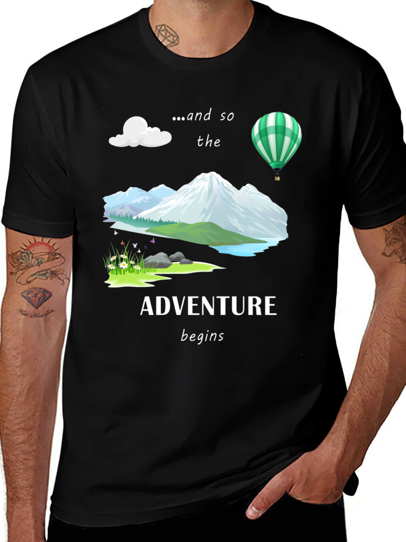 Variant 25 of Adventure Begins Graphic Tee