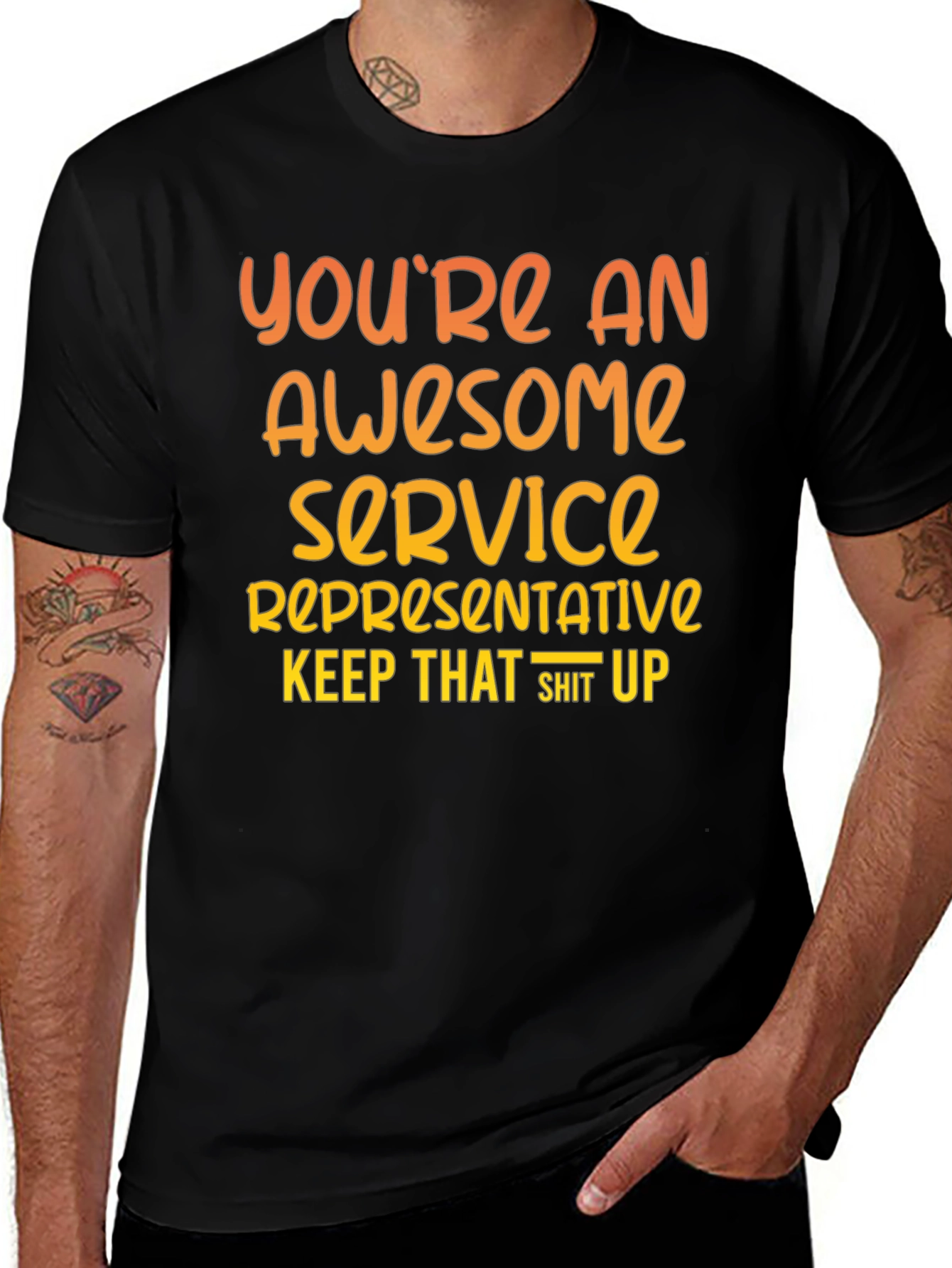 Variant 15 of Awesome Service Representative Graphic Tee