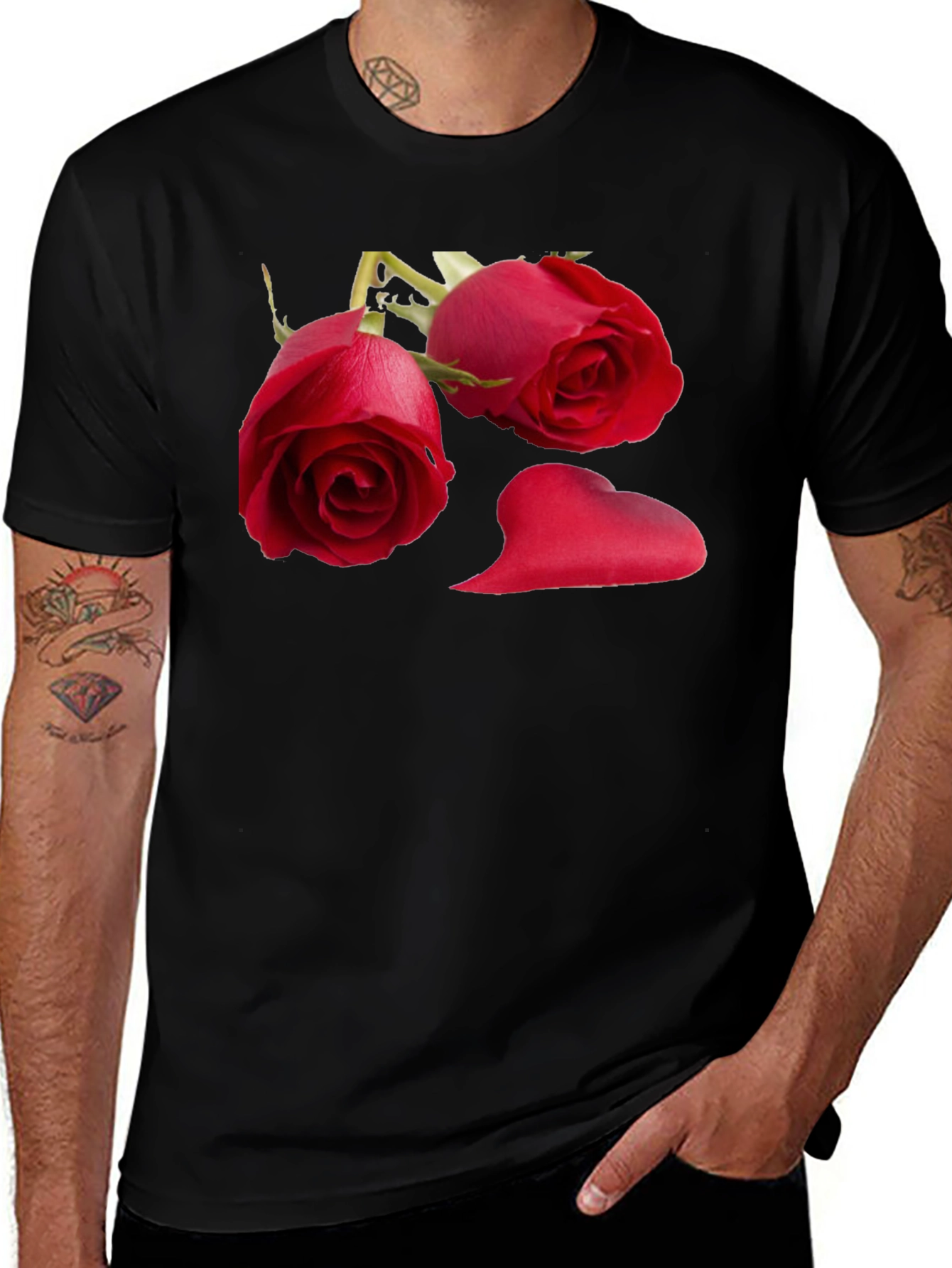 Variant 24 of Romantic Rose Graphic T-Shirt