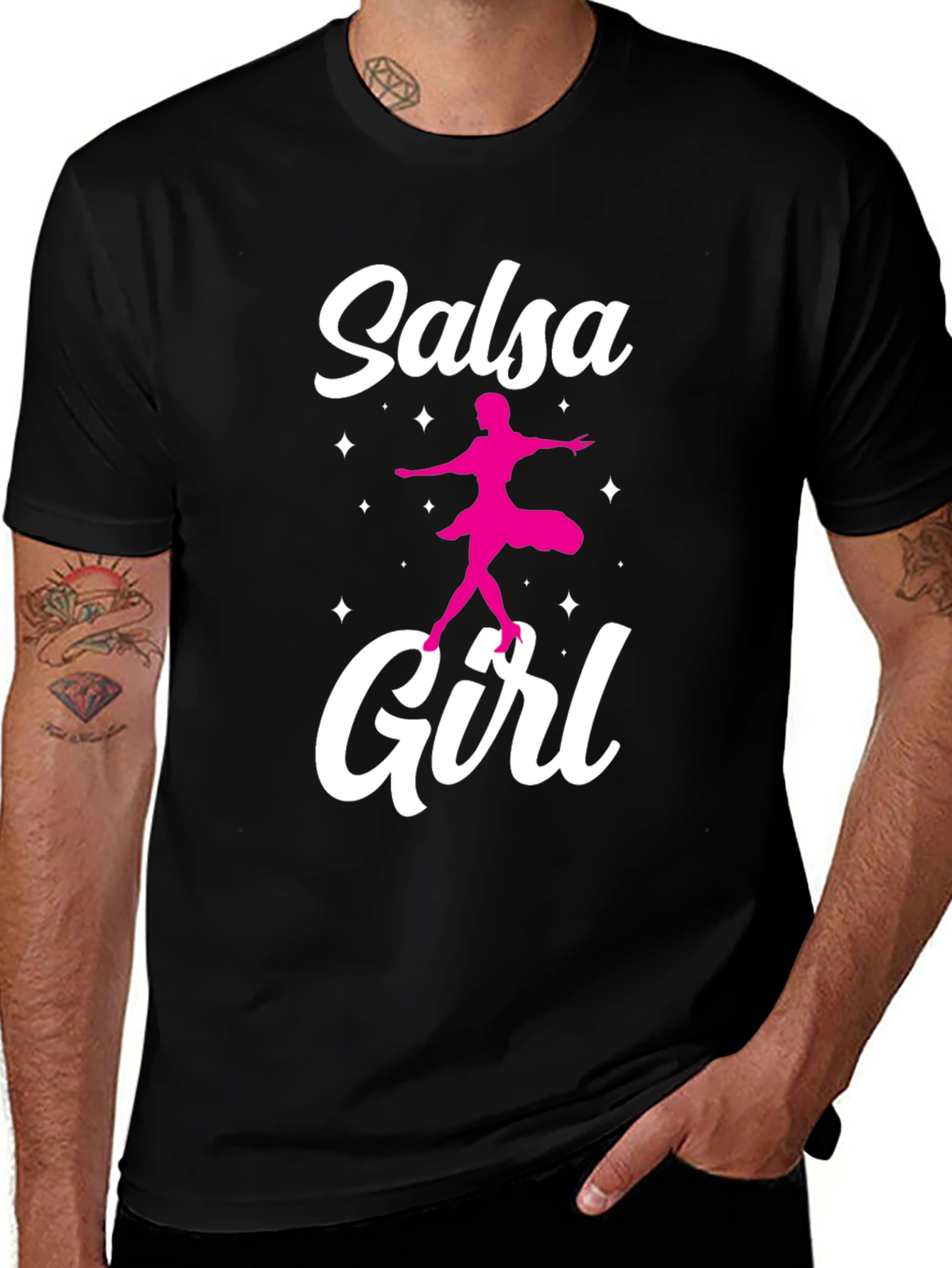 Variant 17 of Salsa Girl Graphic Tee - Dance in Style!