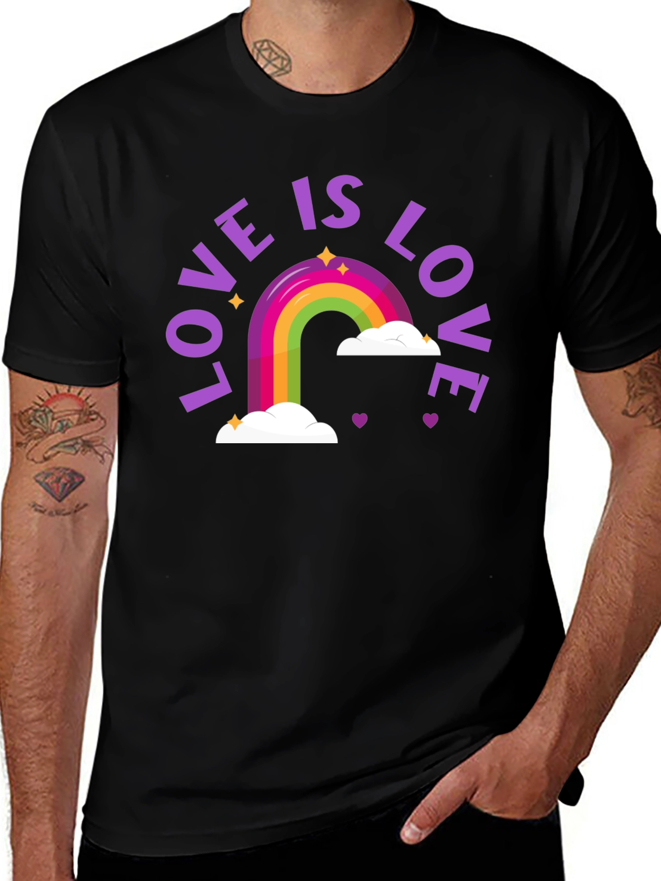 Variant 22 of Love is Love Rainbow Pride T-Shirt