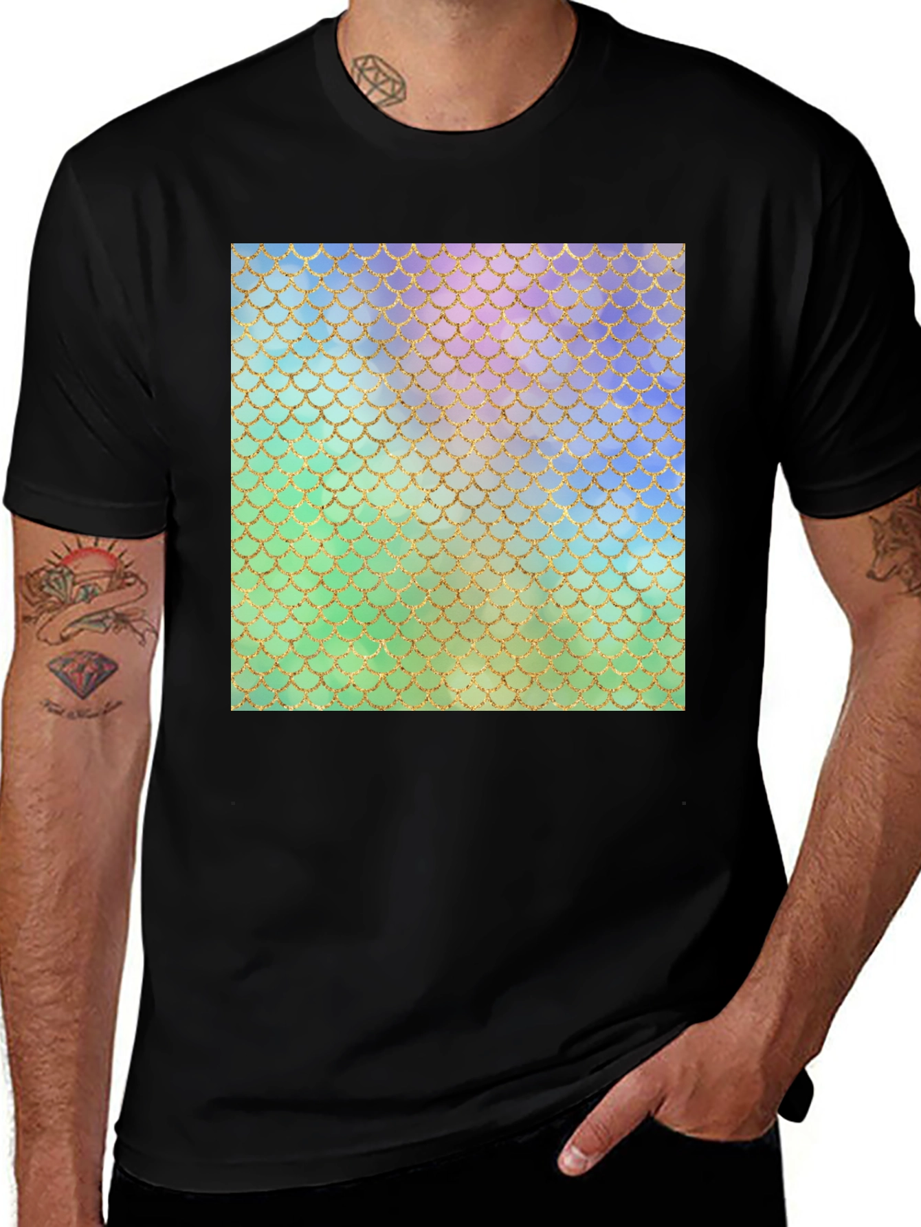 Variant 19 of Mermaid Scale Graphic Tee
