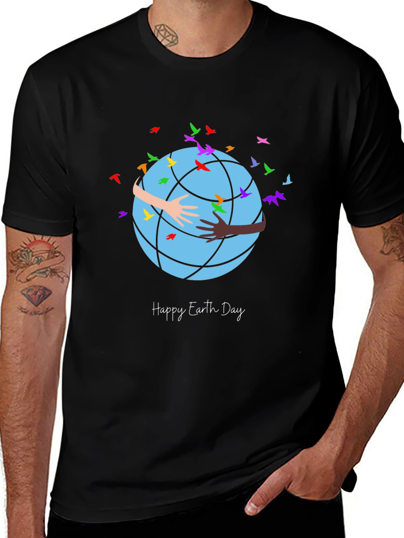 Earth Day Graphic Tee - Embrace Diversity