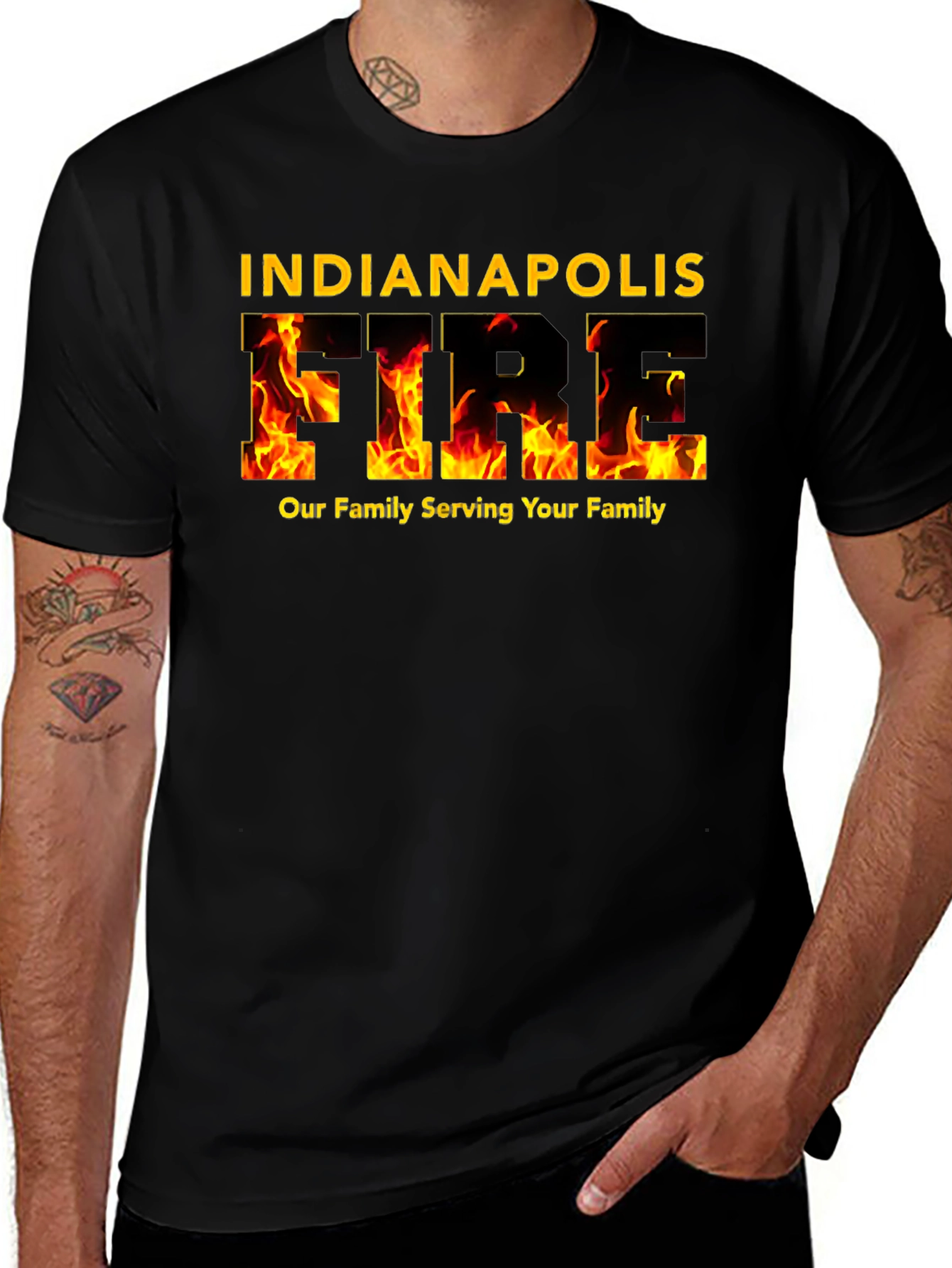 Indianapolis Fire T-Shirt - Family Serving Family