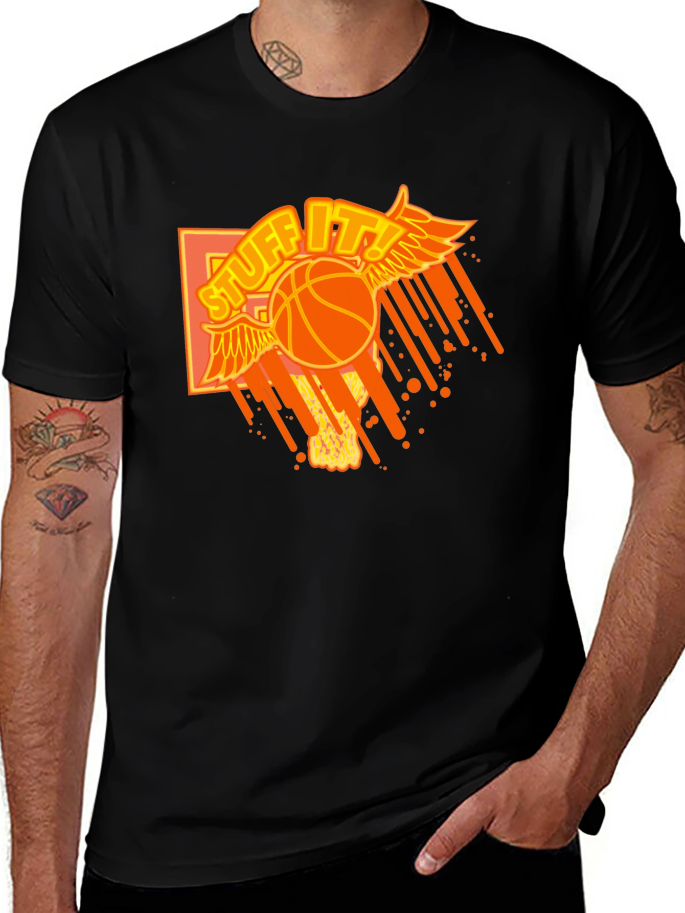 Variant 6 of Stuff It! Basketball T-Shirt