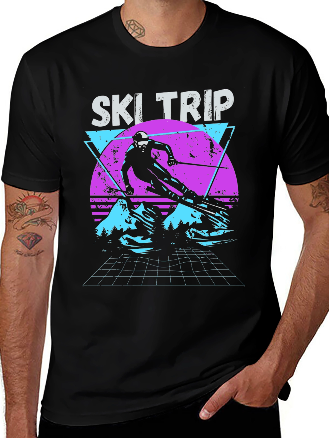 Variant 15 of Retro Ski Trip T-Shirt - Vintage 80s Style
