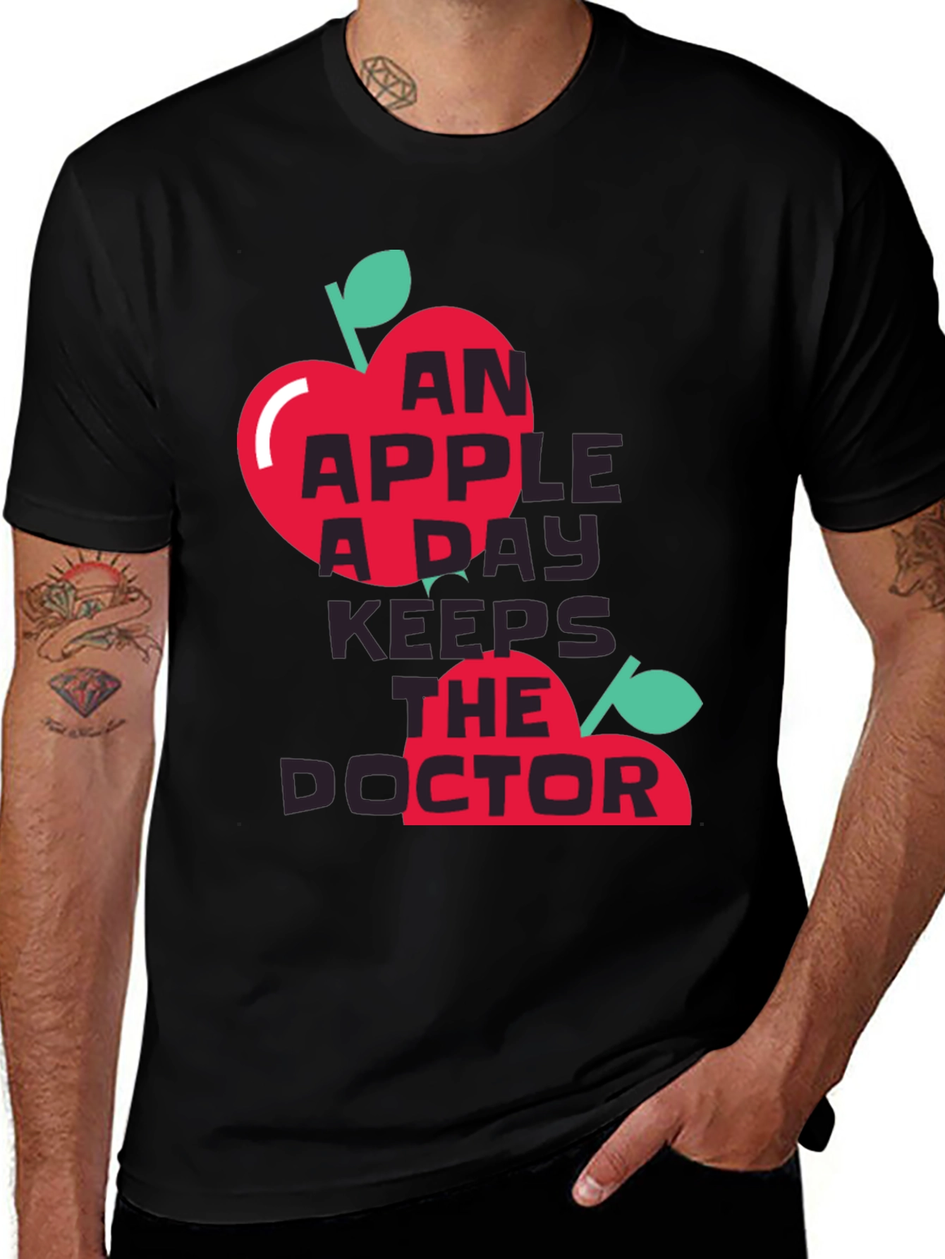 Variant 19 of An Apple a Day T-Shirt
