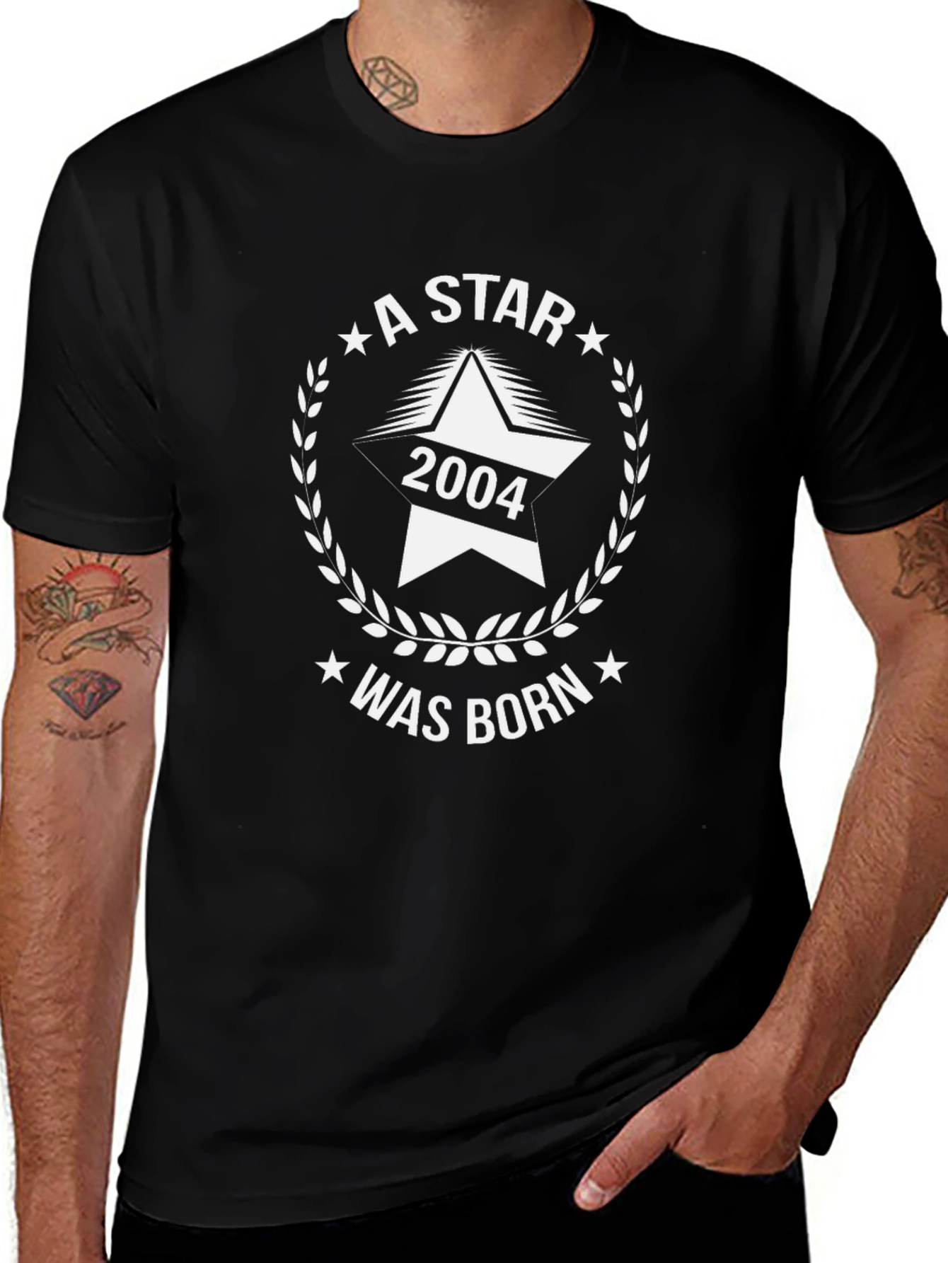 A Star Was Born in 2004 Black T-Shirt