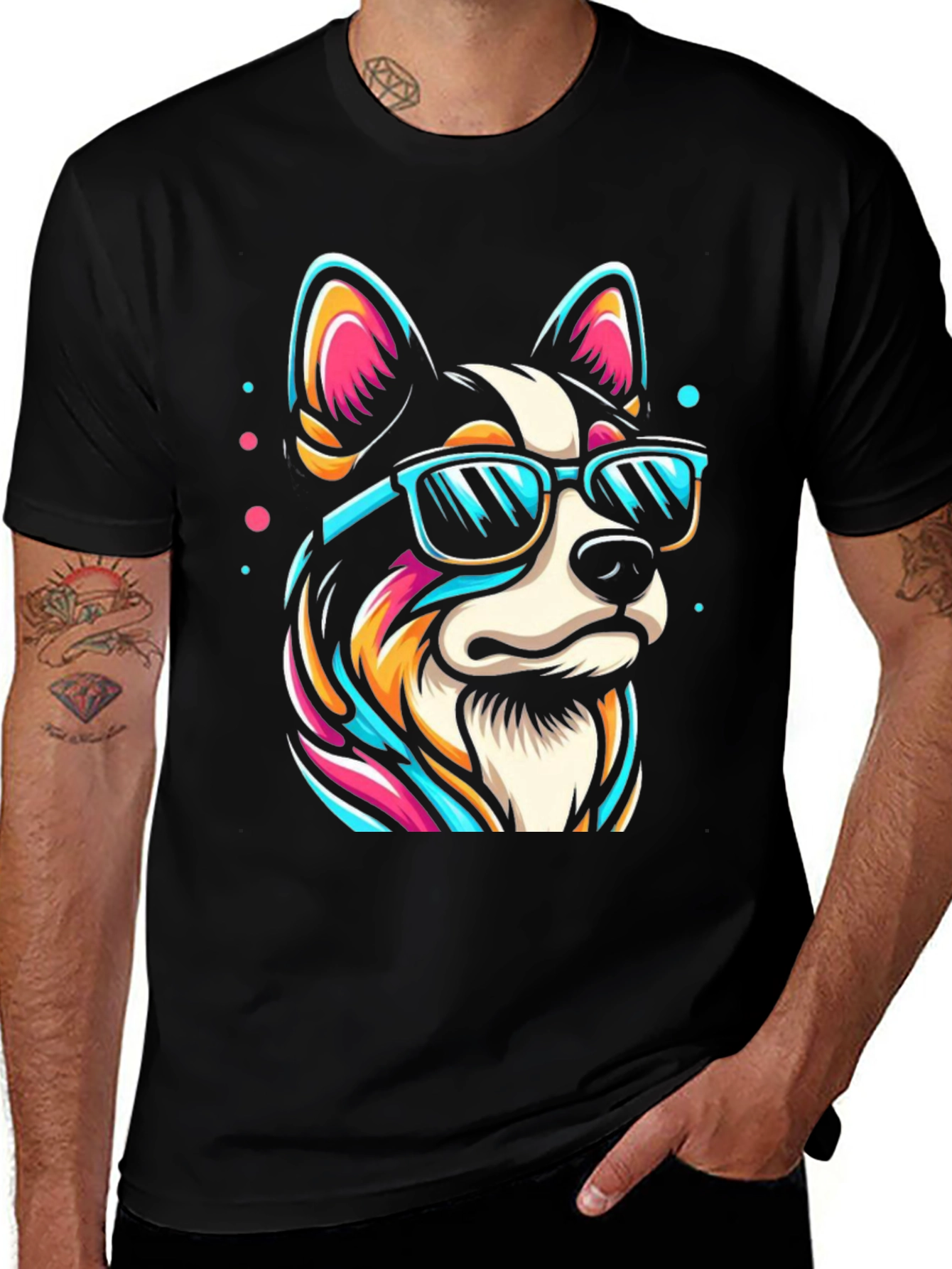 Variant 5 of Cool Corgi Graphic Tee - Trendy Dog Lover Shirt
