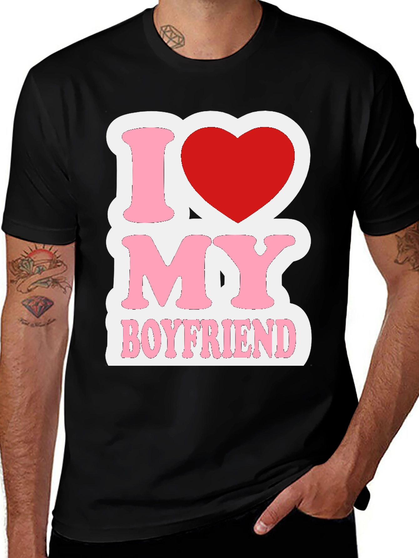 Variant 25 of I Heart My Boyfriend Graphic T-Shirt
