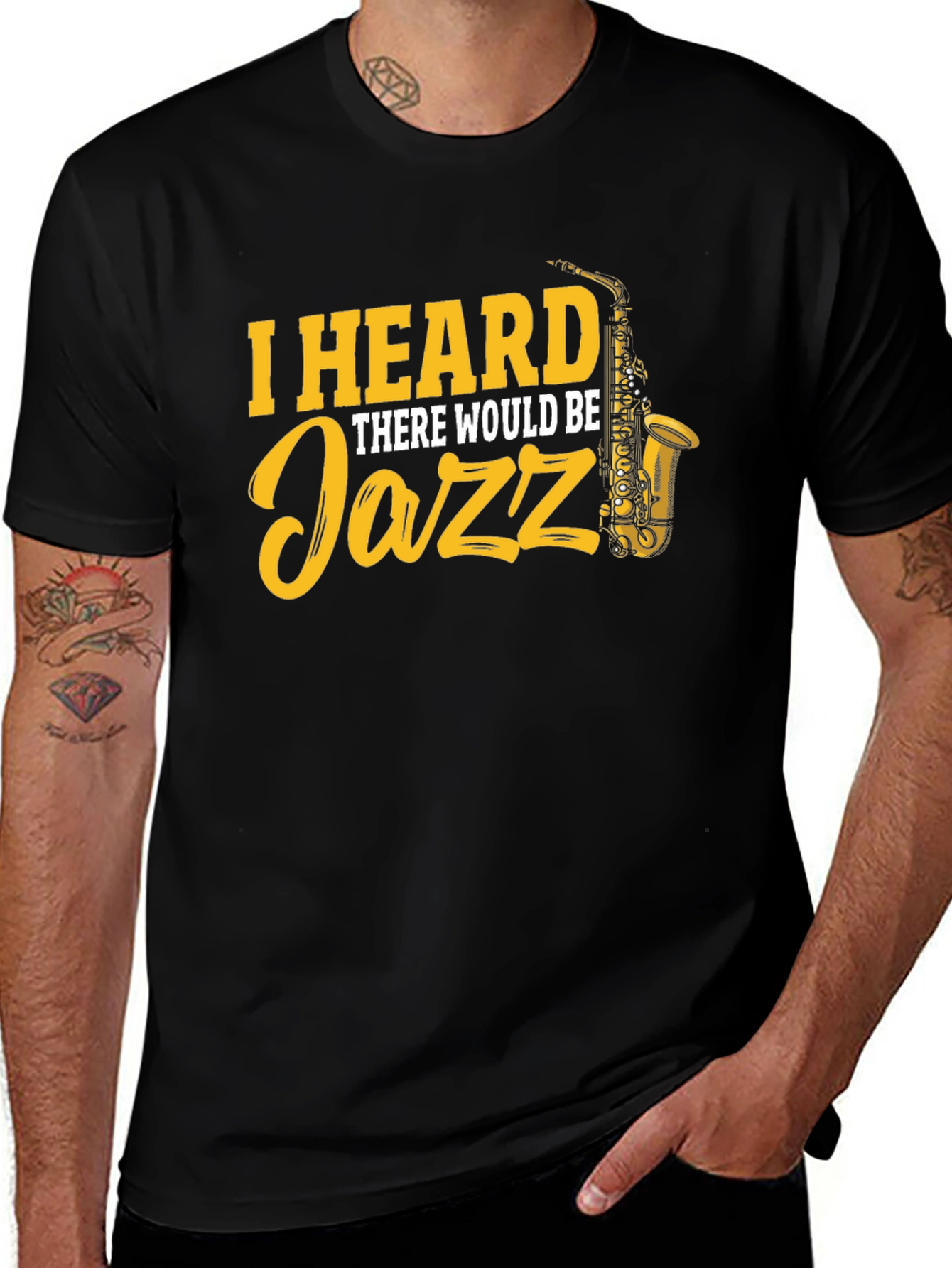 Variant 9 of I Heard There Would Be Jazz T-Shirt - Music Lover Tee