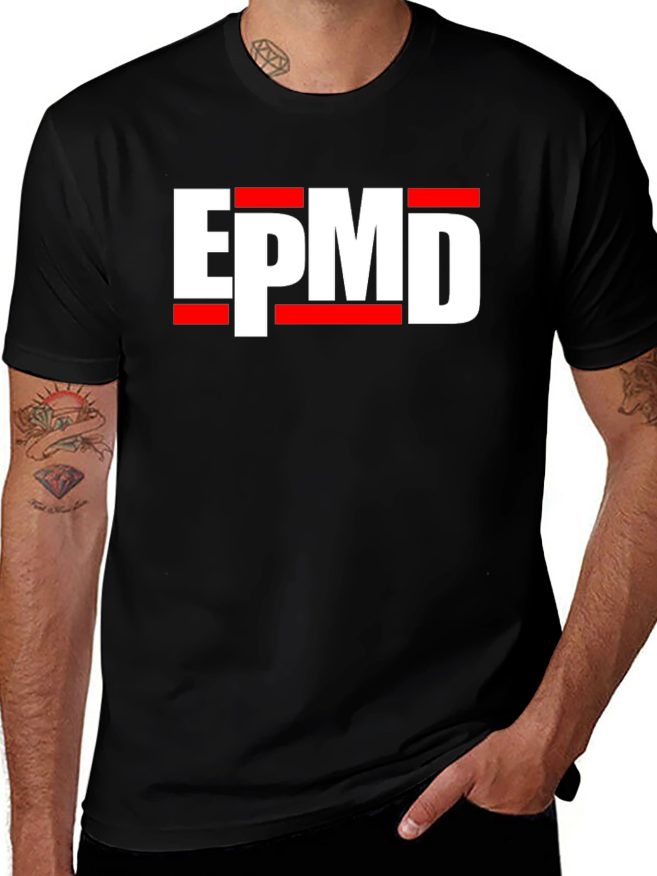 Variant 12 of EPMD Graphic T-Shirt - Black Cotton Hip Hop Tee