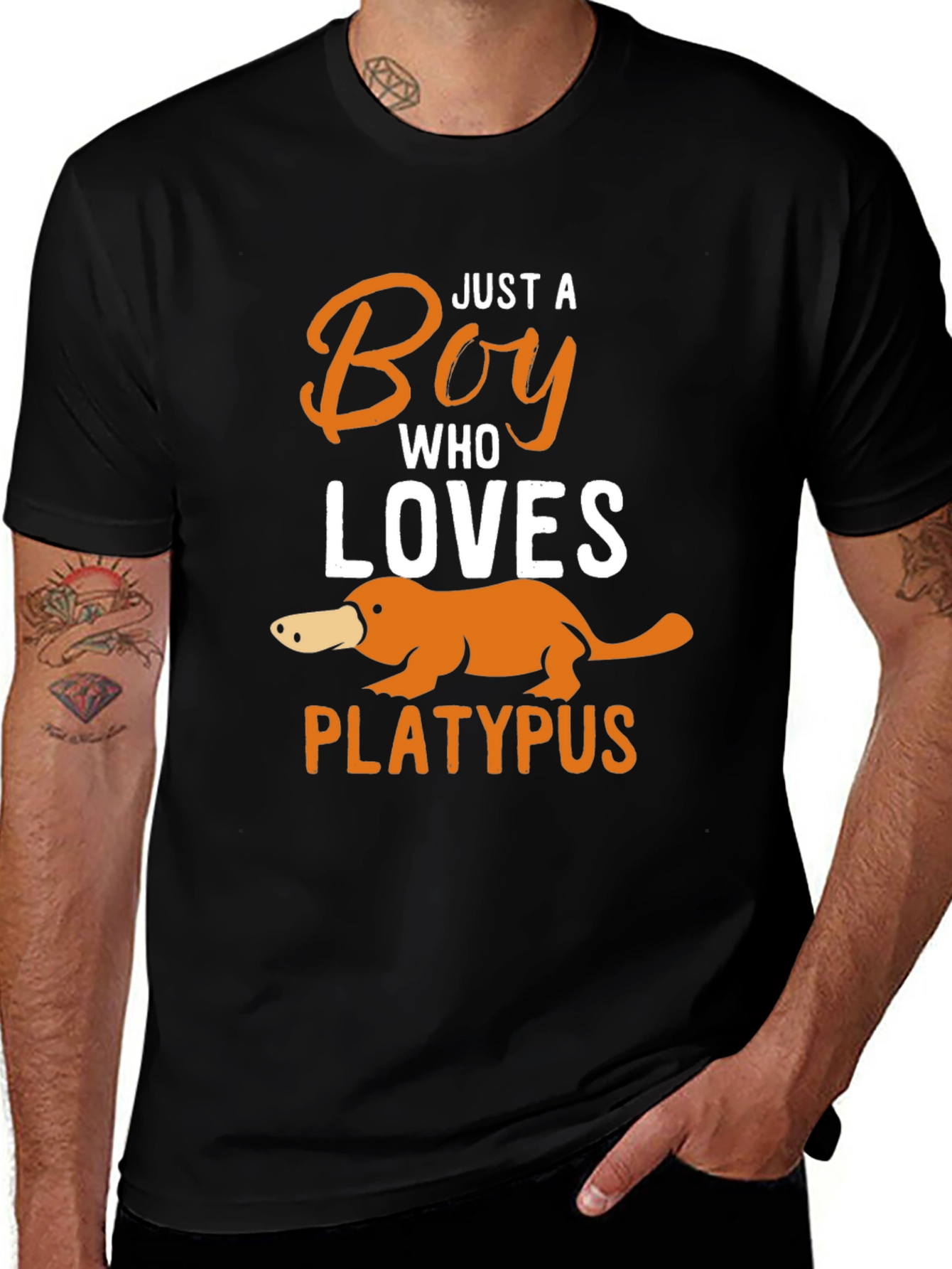 Variant 30 of Just A Boy Who Loves Platypus T-Shirt