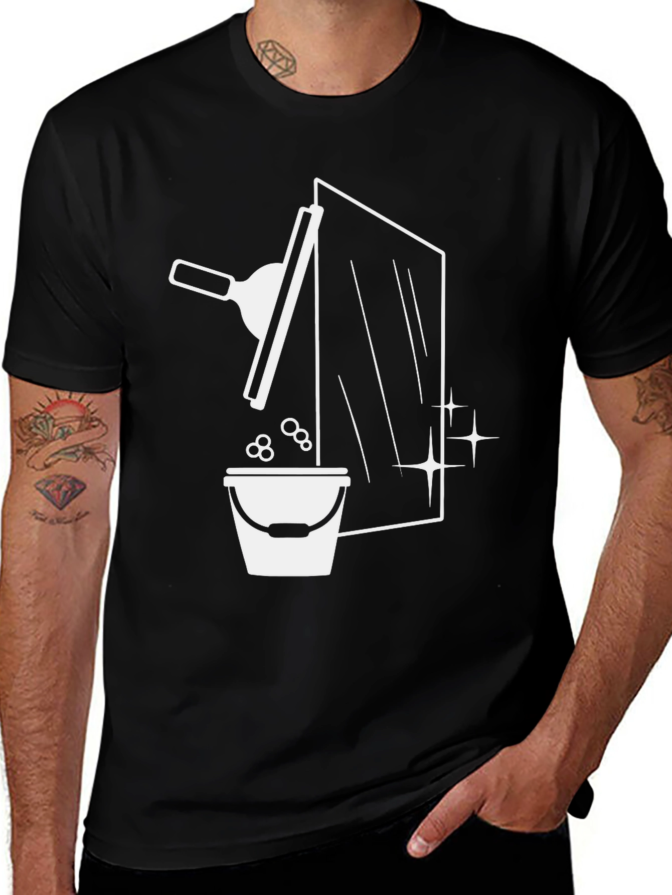 Variant 13 of Window Cleaner T-Shirt