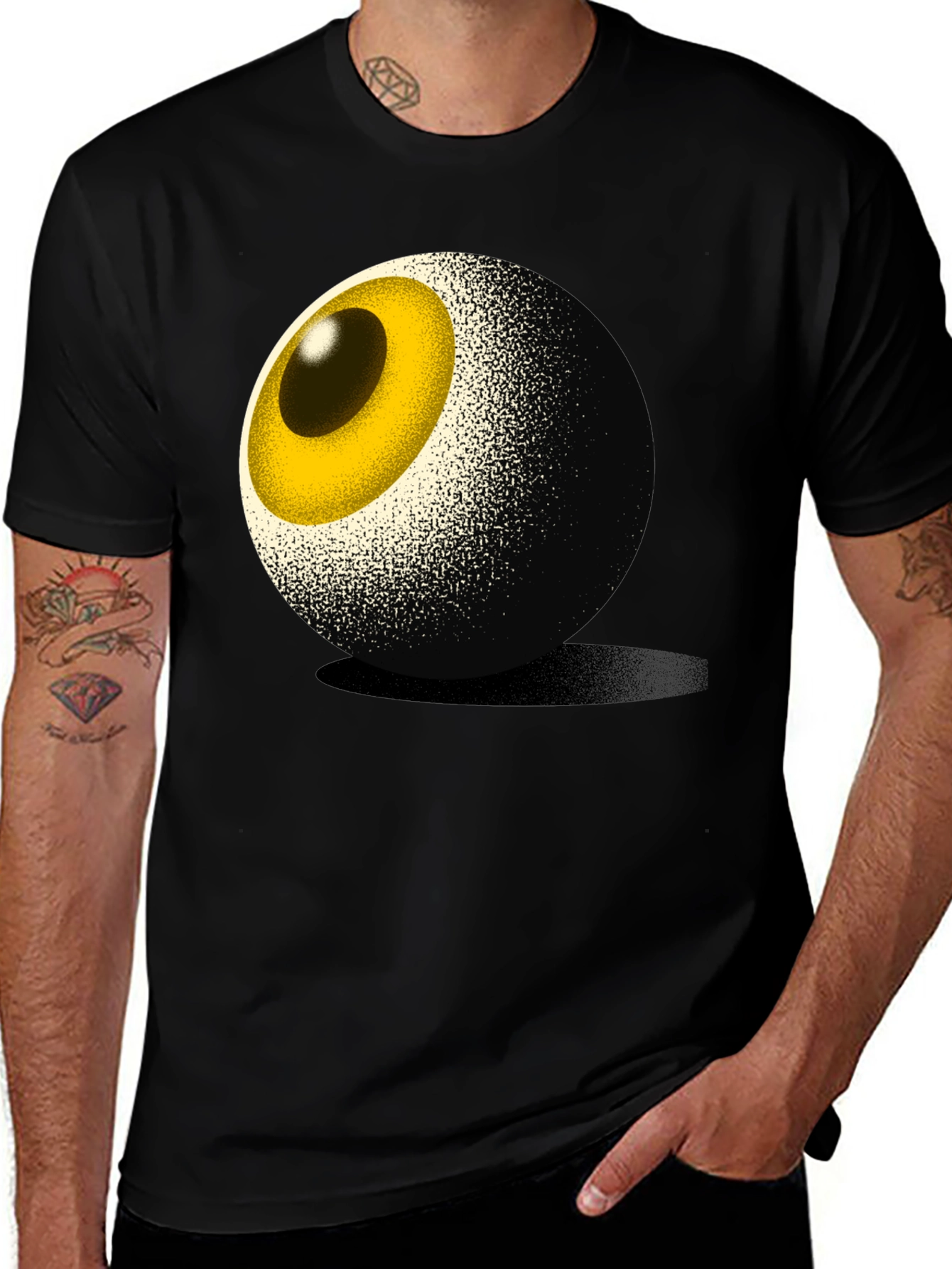 Variant 20 of Eyeball Graphic T-Shirt - Unique Design