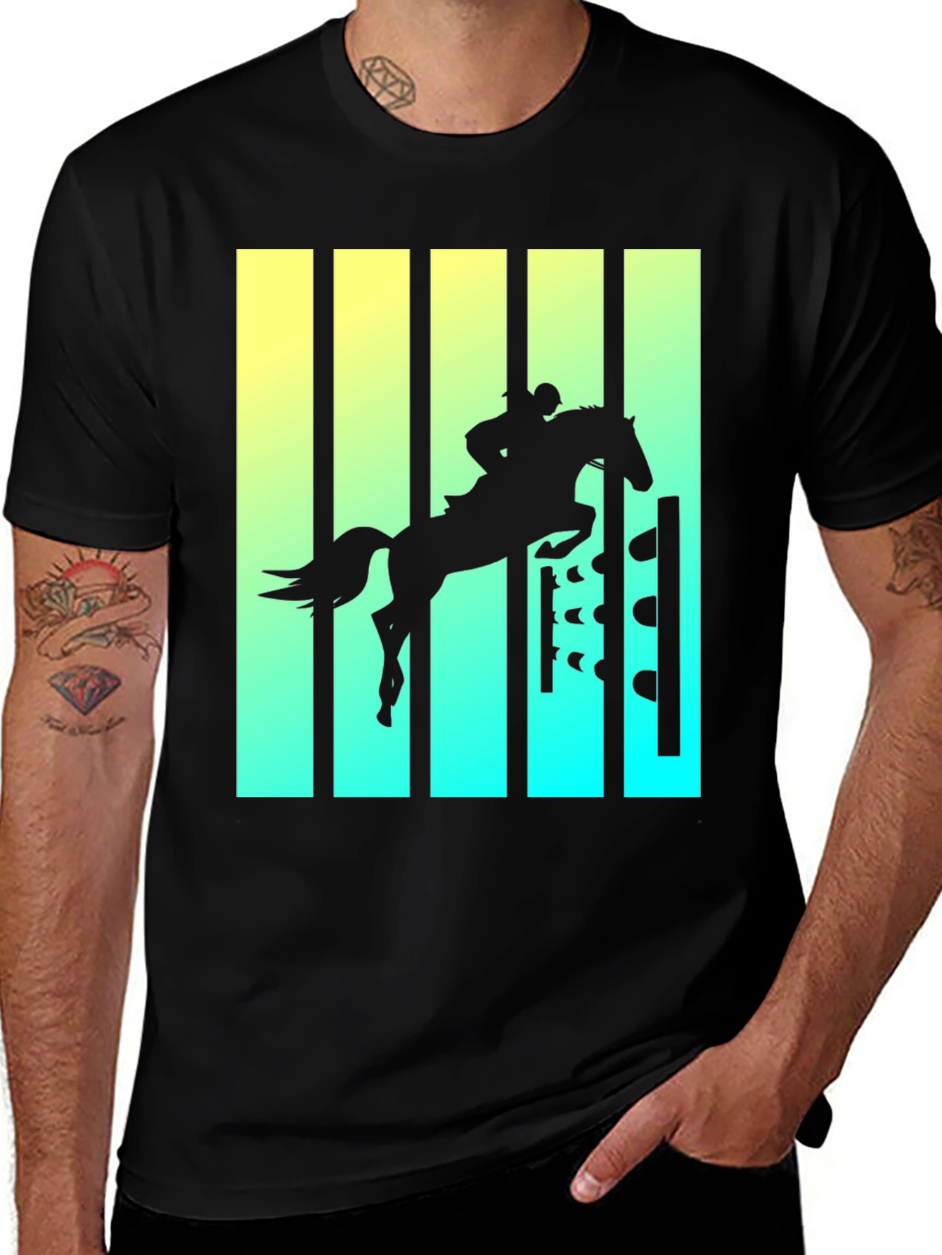 Variant 6 of Equestrian Silhouette T-Shirt