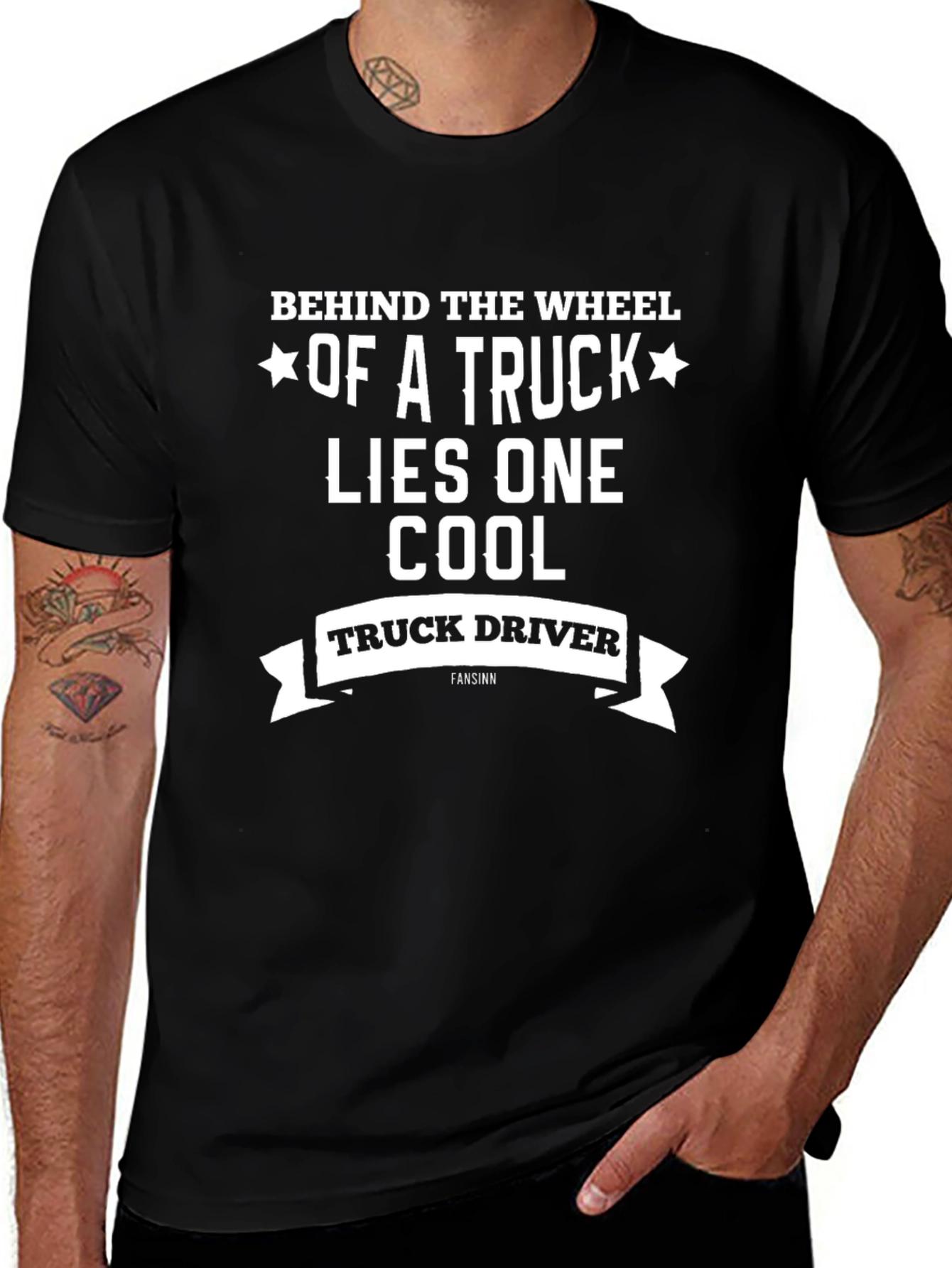 Cool Truck Driver Graphic Tee