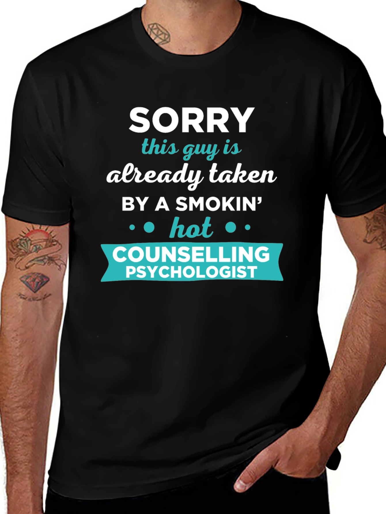 Variant 13 of Smokin' Hot Psychologist T-Shirt