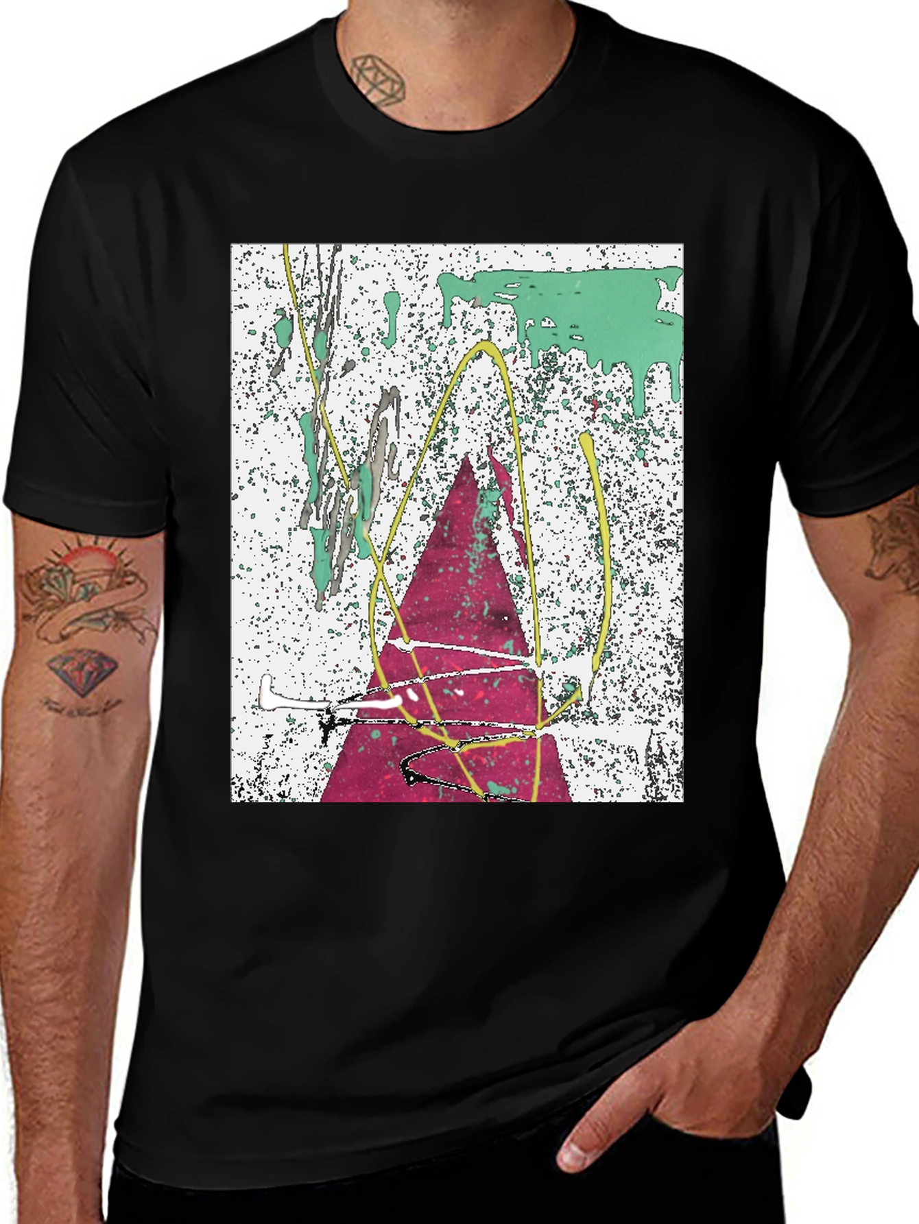 Variant 5 of Abstract Art Tee - Modern Graphic Print