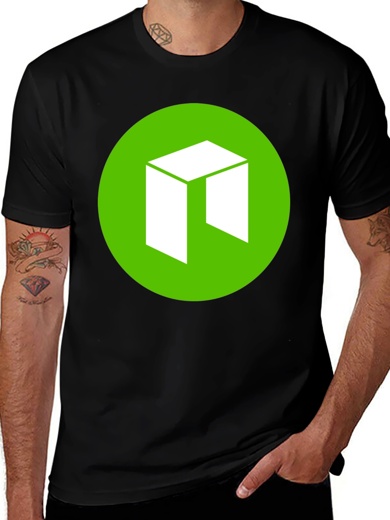NEO Cryptocurrency T-Shirt - Black Crypto Tee