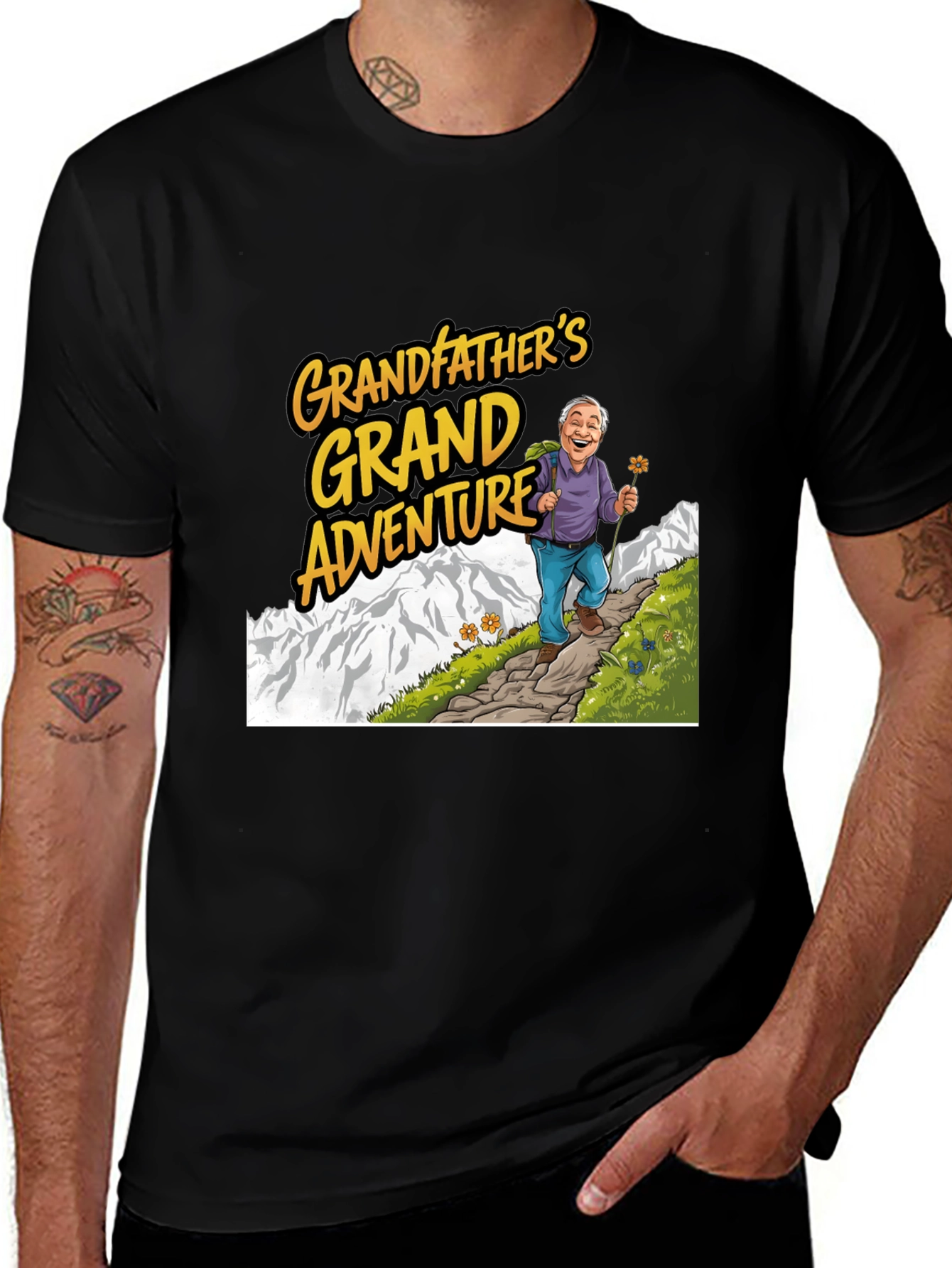 Variant 13 of Grandfather's Grand Adventure Graphic Tee