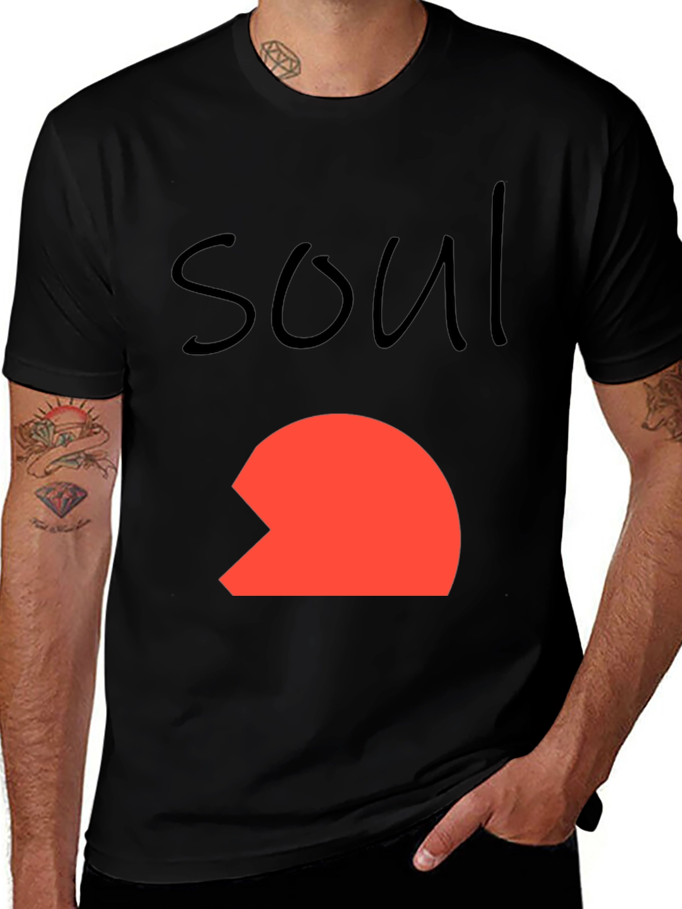 Variant 25 of Soulful Graphic Tee - Trendy Design