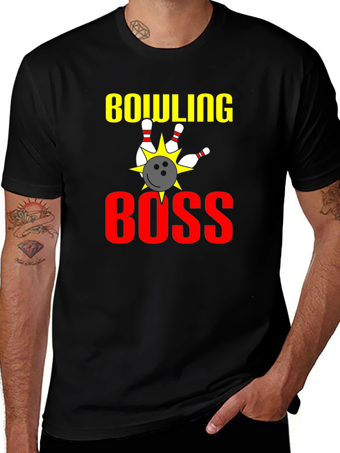 Variant 25 of Bowling Boss Graphic T-Shirt