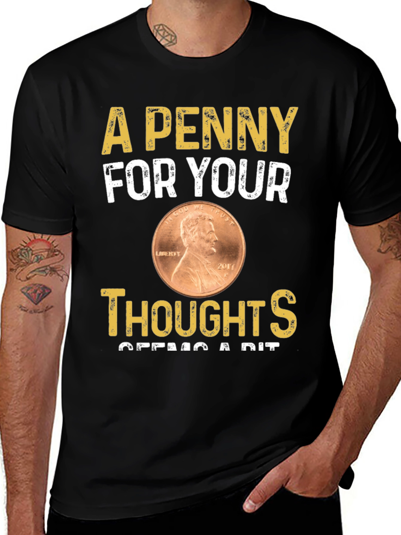 Variant 26 of Penny For Your Thoughts T-Shirt